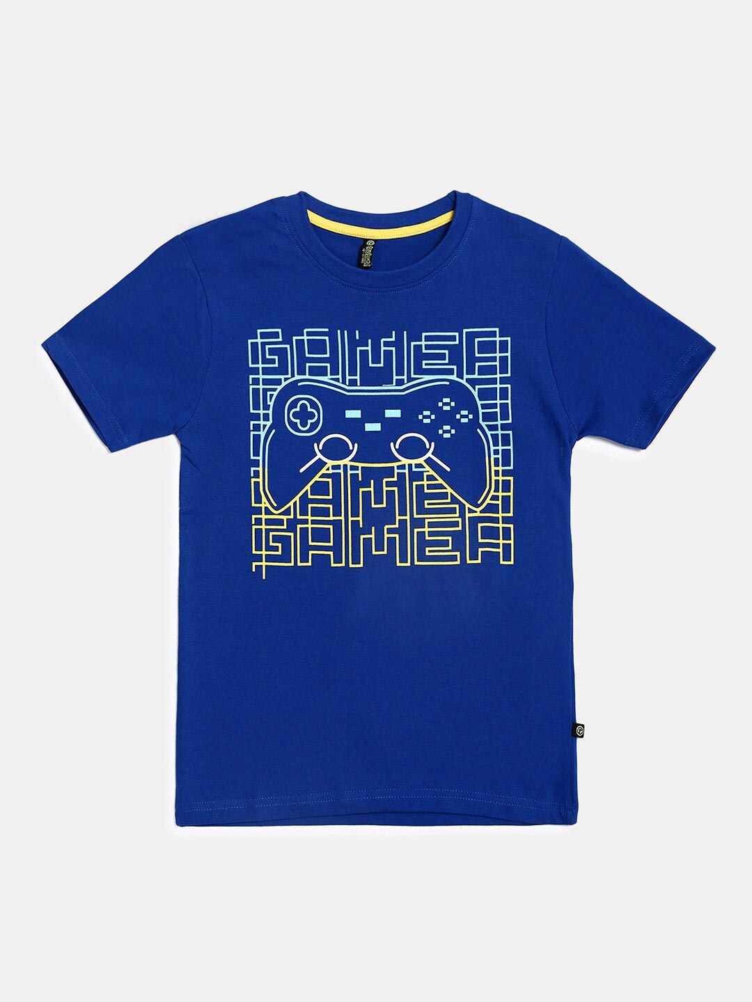 

V-Mart Boys Blue Printed T-shirt