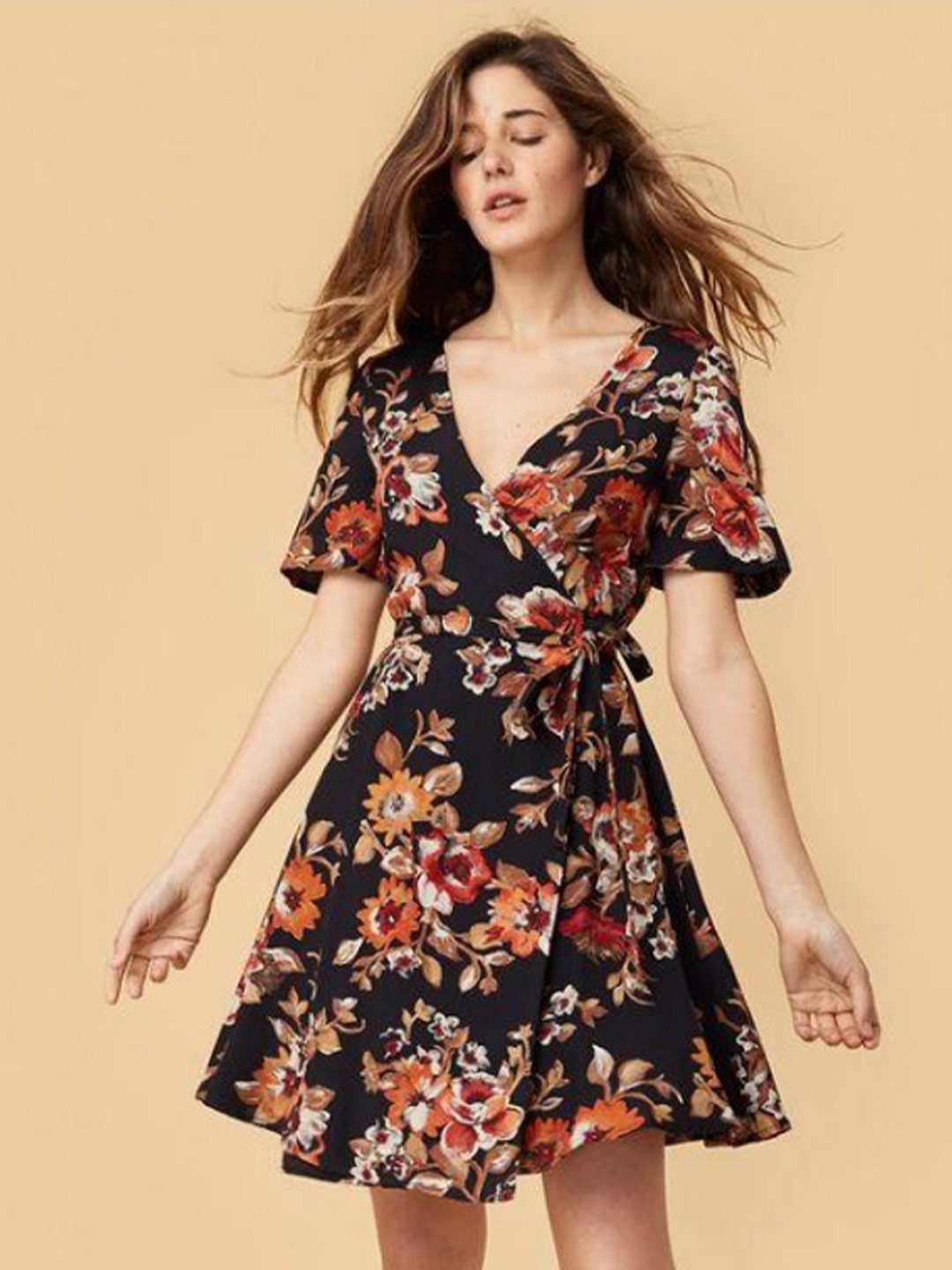 

La Aimee Multicoloured Floral Dress, Multi