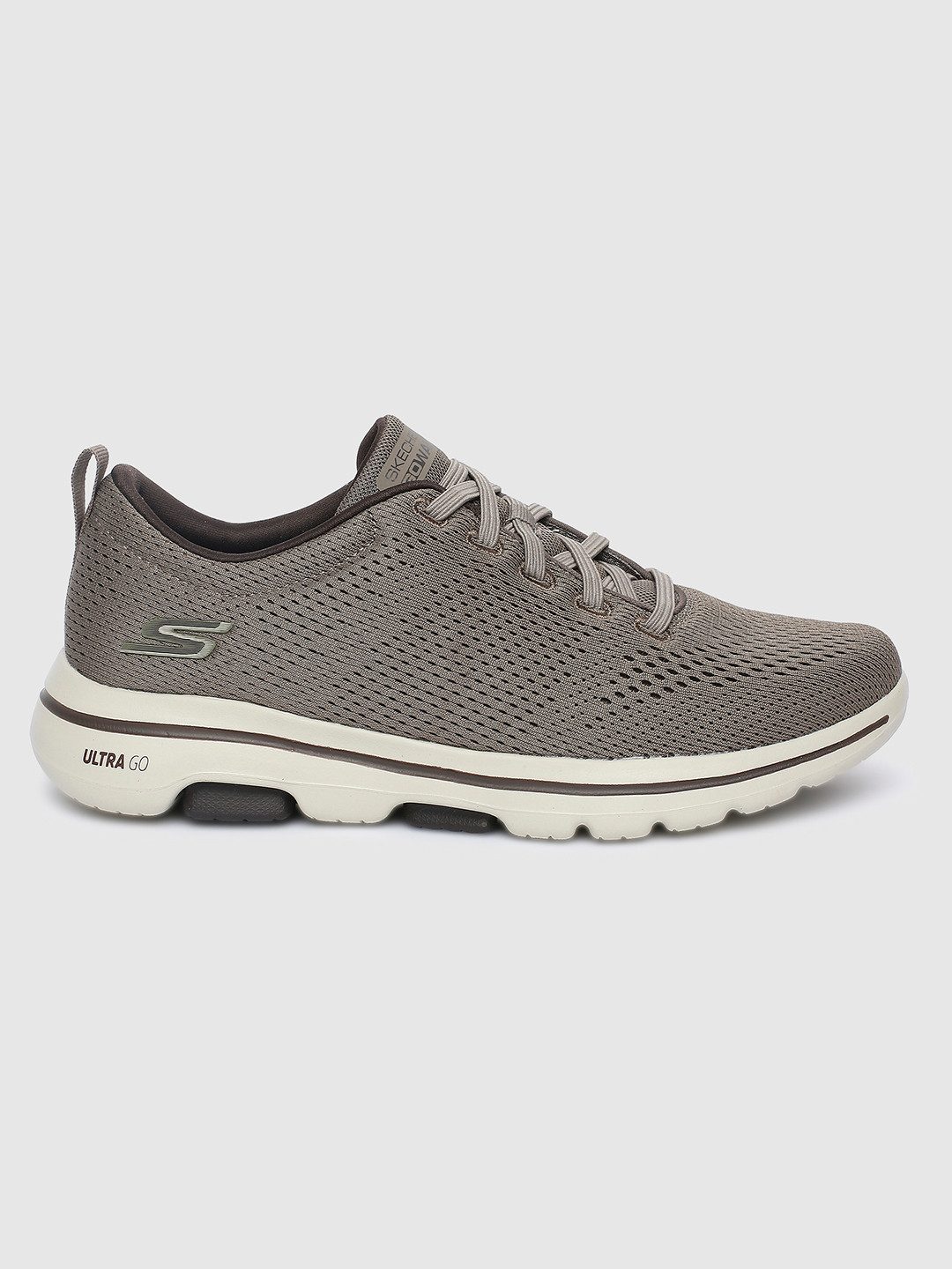 

Skechers Men Khaki GO WALK 5 - WARWICK Walking Shoes