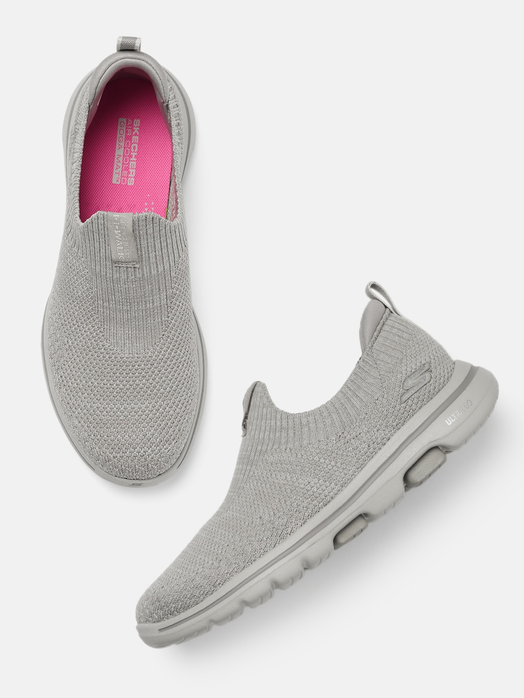 

Skechers Women Taupe GO WALK 5 - TRENDY Walking Shoes