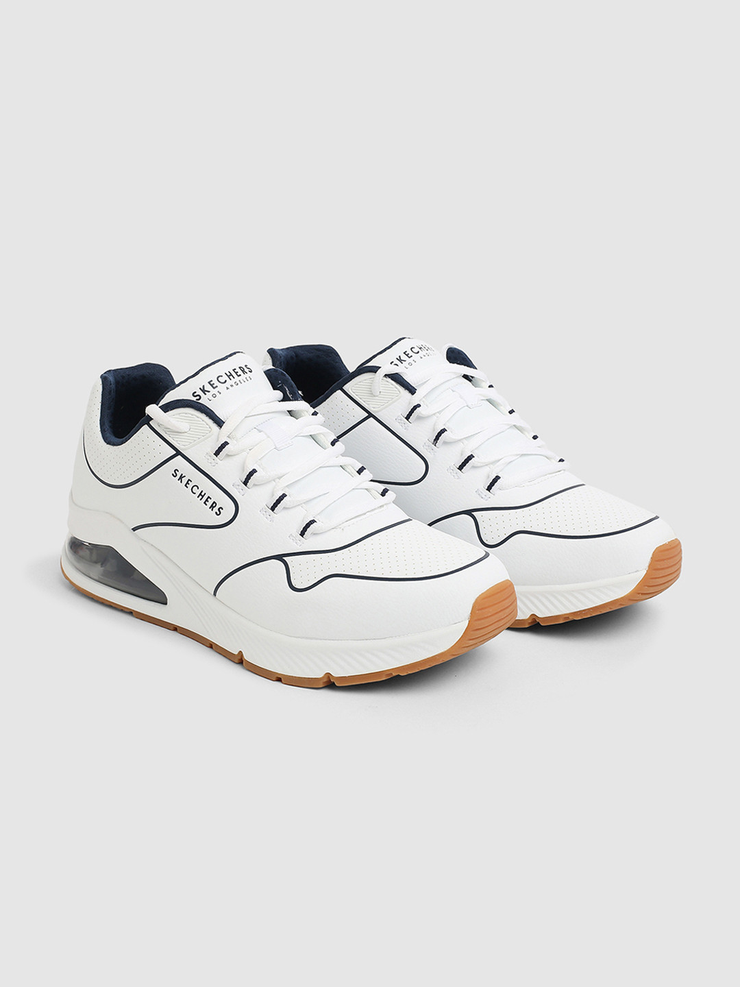 

Skechers Men White UNO 2 Sneakers