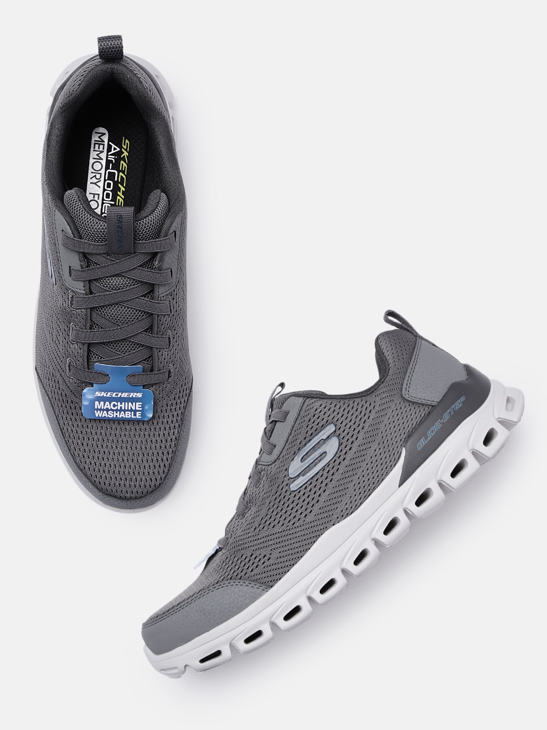 

Skechers Men Lightweight Memory Foam Sneakers, Grey
