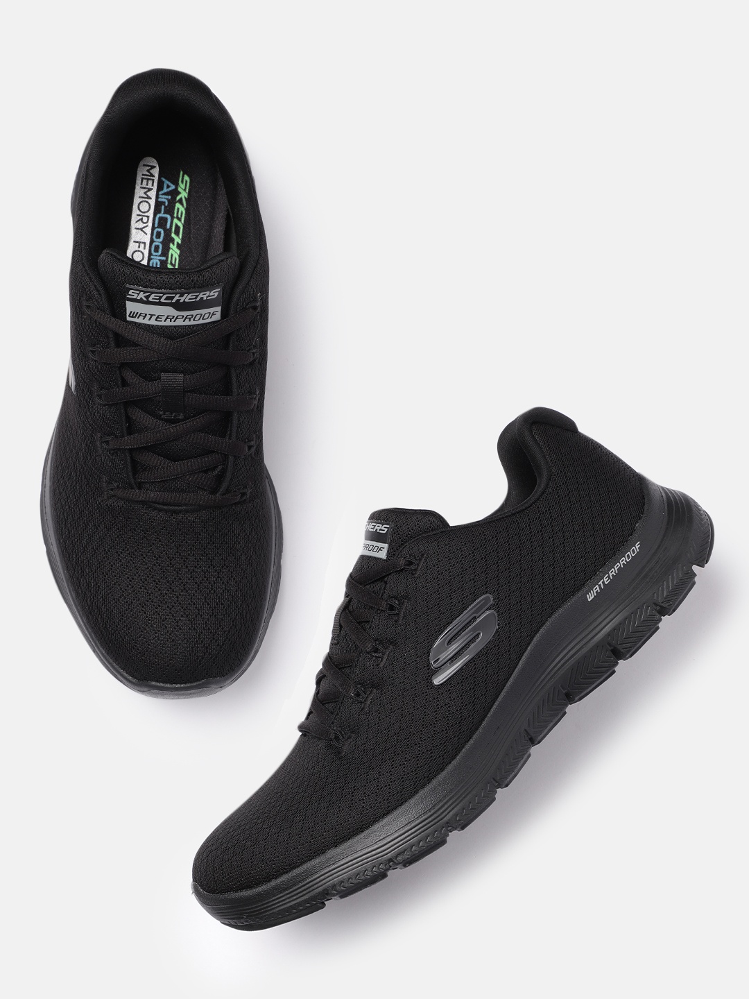 

Skechers Men Black Flex Advantage 4.0 Coated Sneakers