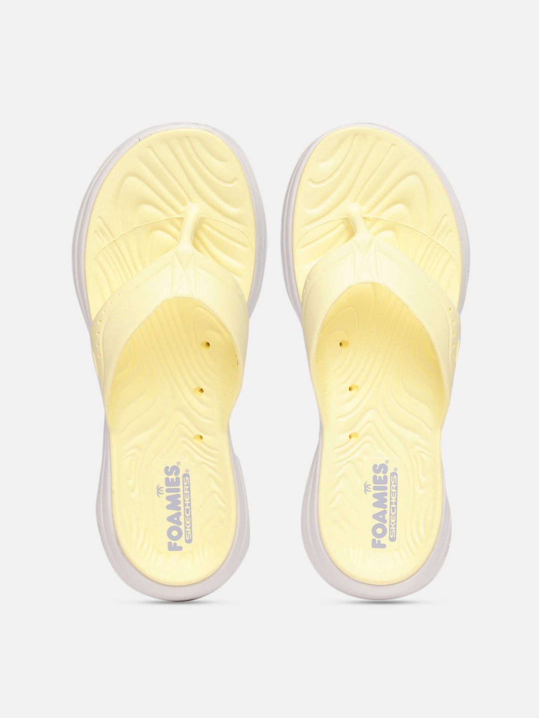 

Skechers Women Yellow Go Walk 5 - Fall For It Thong Flip-Flops