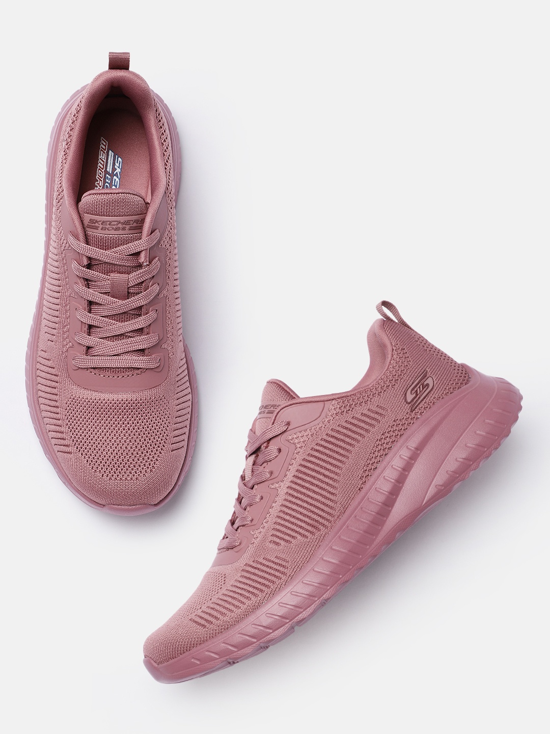 

Skechers Women Mauve BOBS SQUAD CHAOS - FACE OFF Sneakers