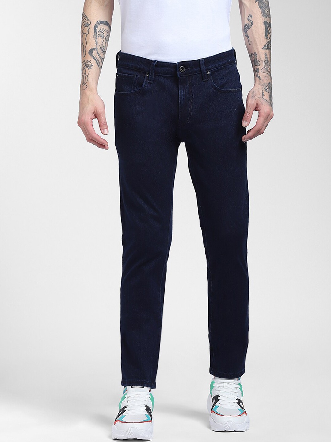 

Jack & Jones Men Blue Low-Rise Stretchable Denim Jeans