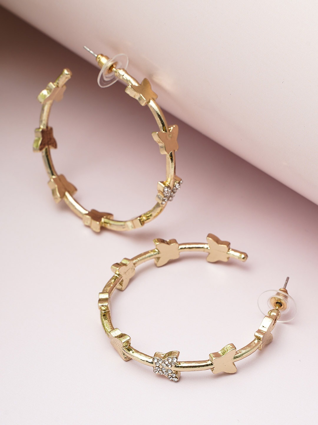

Ferosh Gold-Toned Classic Hoop Earrings