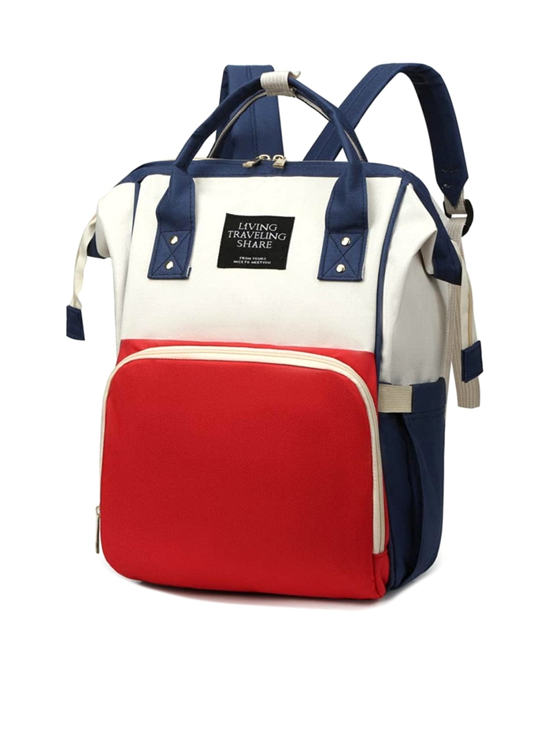 

YOUSTYLO Women Blue & Red Printed Diaper Bags