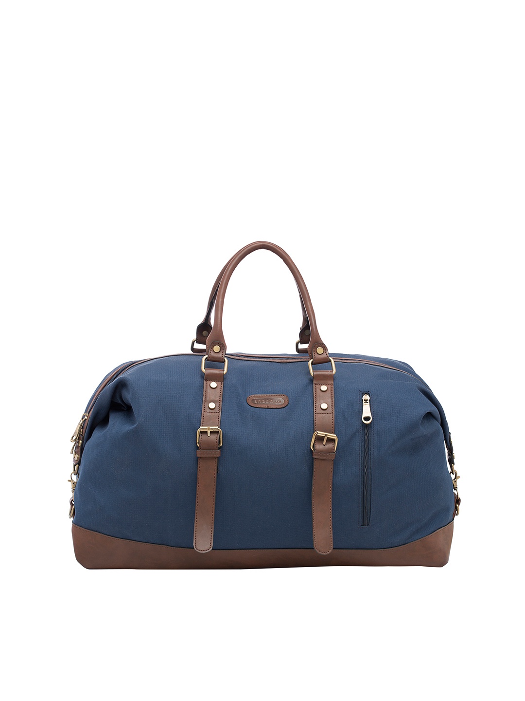 

Bags.R.us Unisex Navy Foldable Duffel Bag with Shoulder Strap, Navy blue