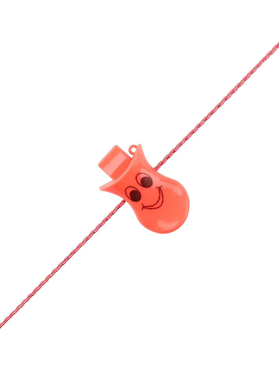 

Arendelle Boys Pink & Black Whistle Beaded Rakhi