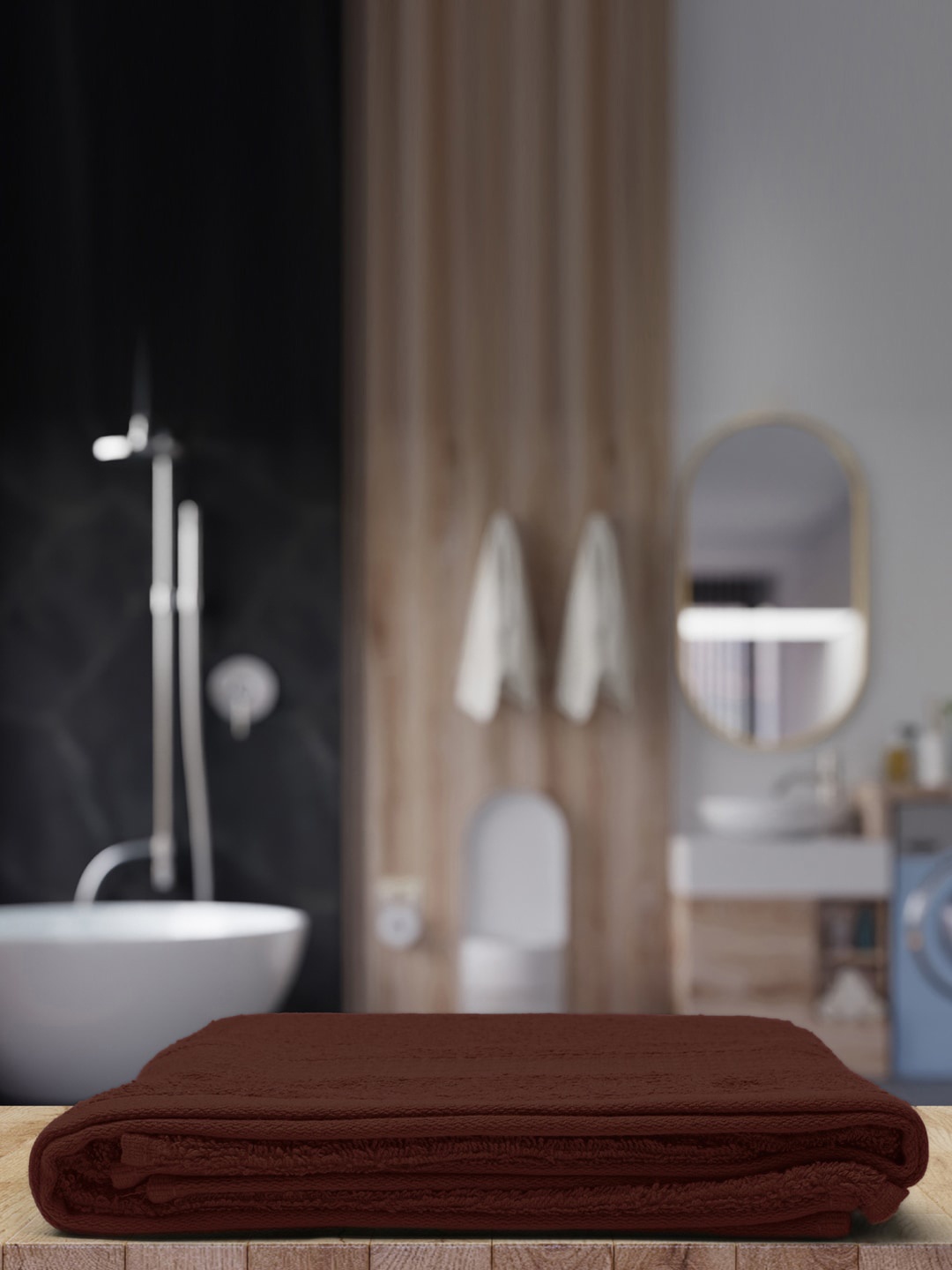 

Monte Carlo Brown Solid Pure Cotton Bath Towel