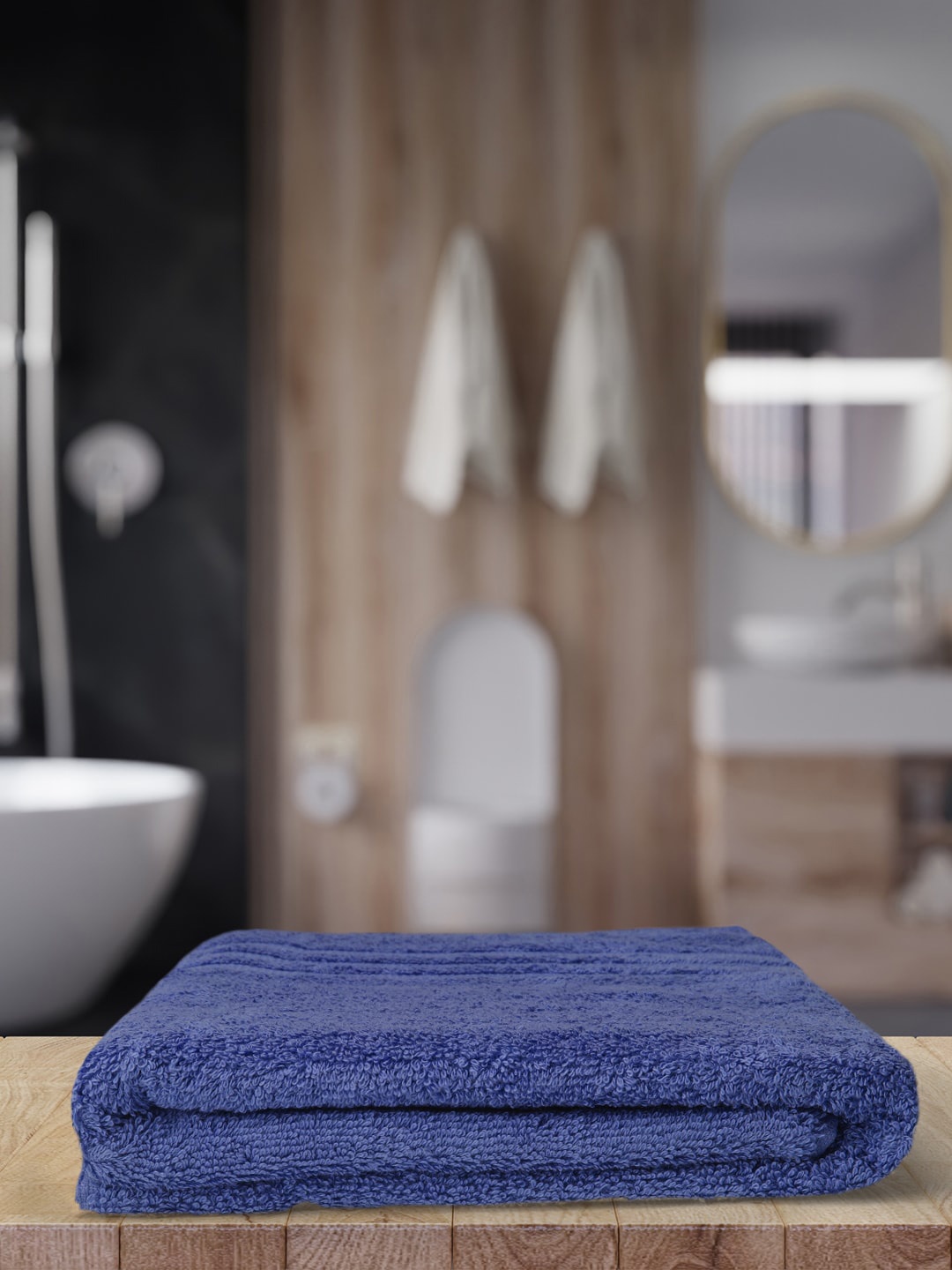 

Monte Carlo Blue Solid 525 GSM Pure Cotton Bath Towel