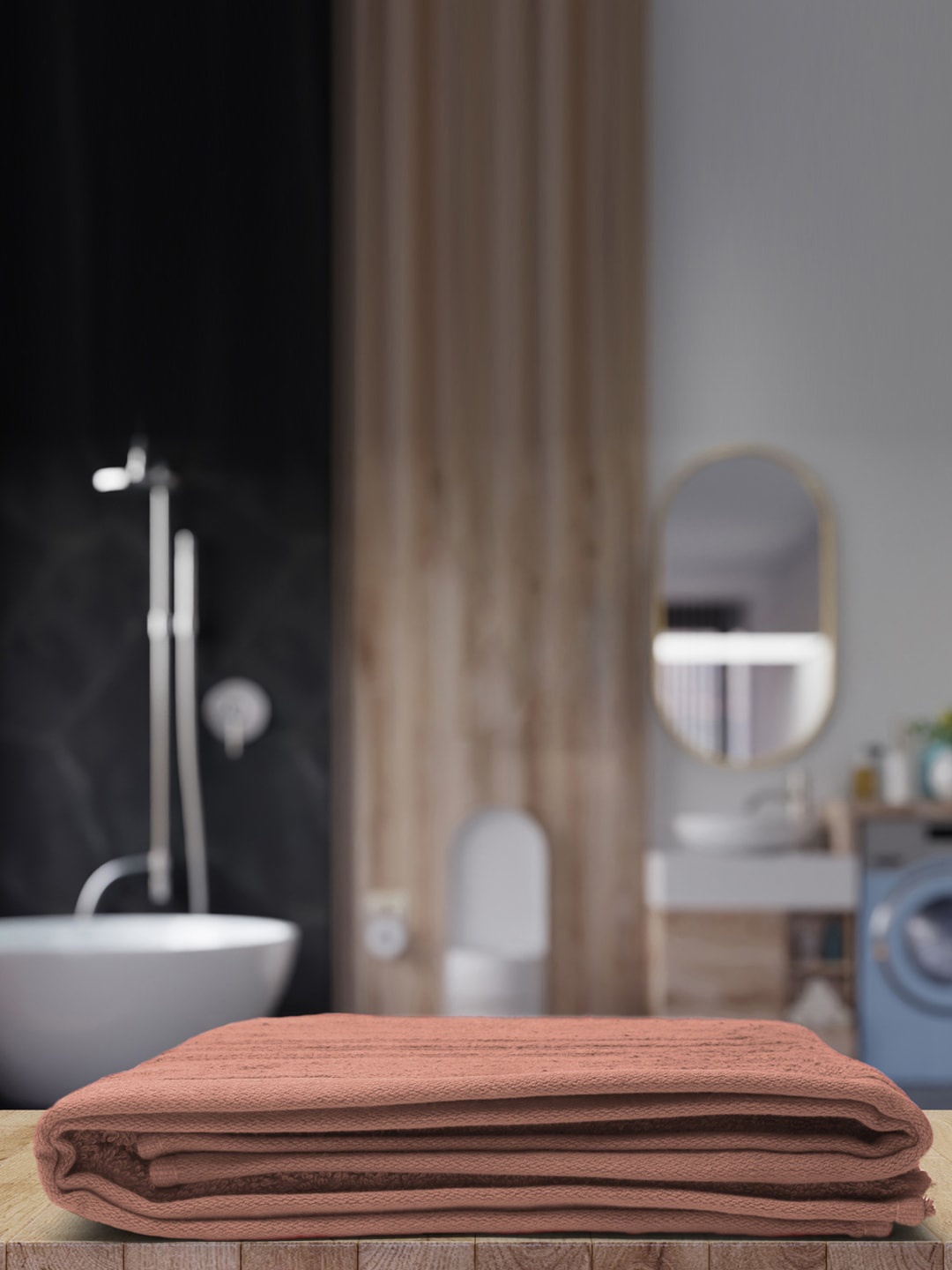 

Monte Carlo Brown Solid Pure Cotton 525 GSM Bath Towel