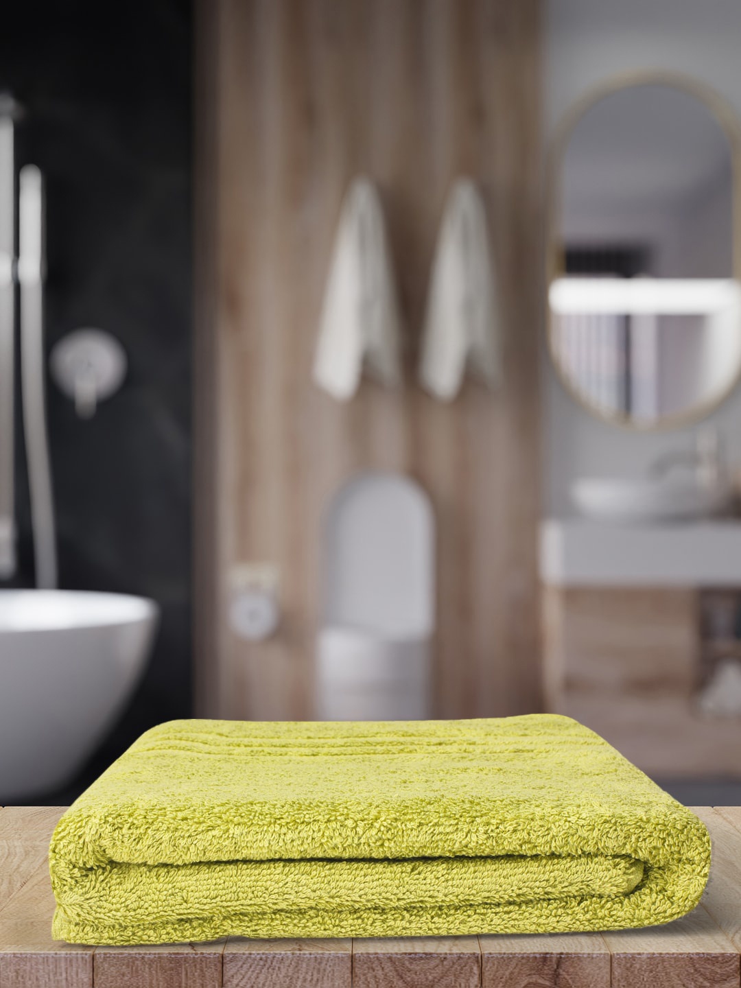 

Monte Carlo Yellow Cotton Solid 400 GSM Bath Towel