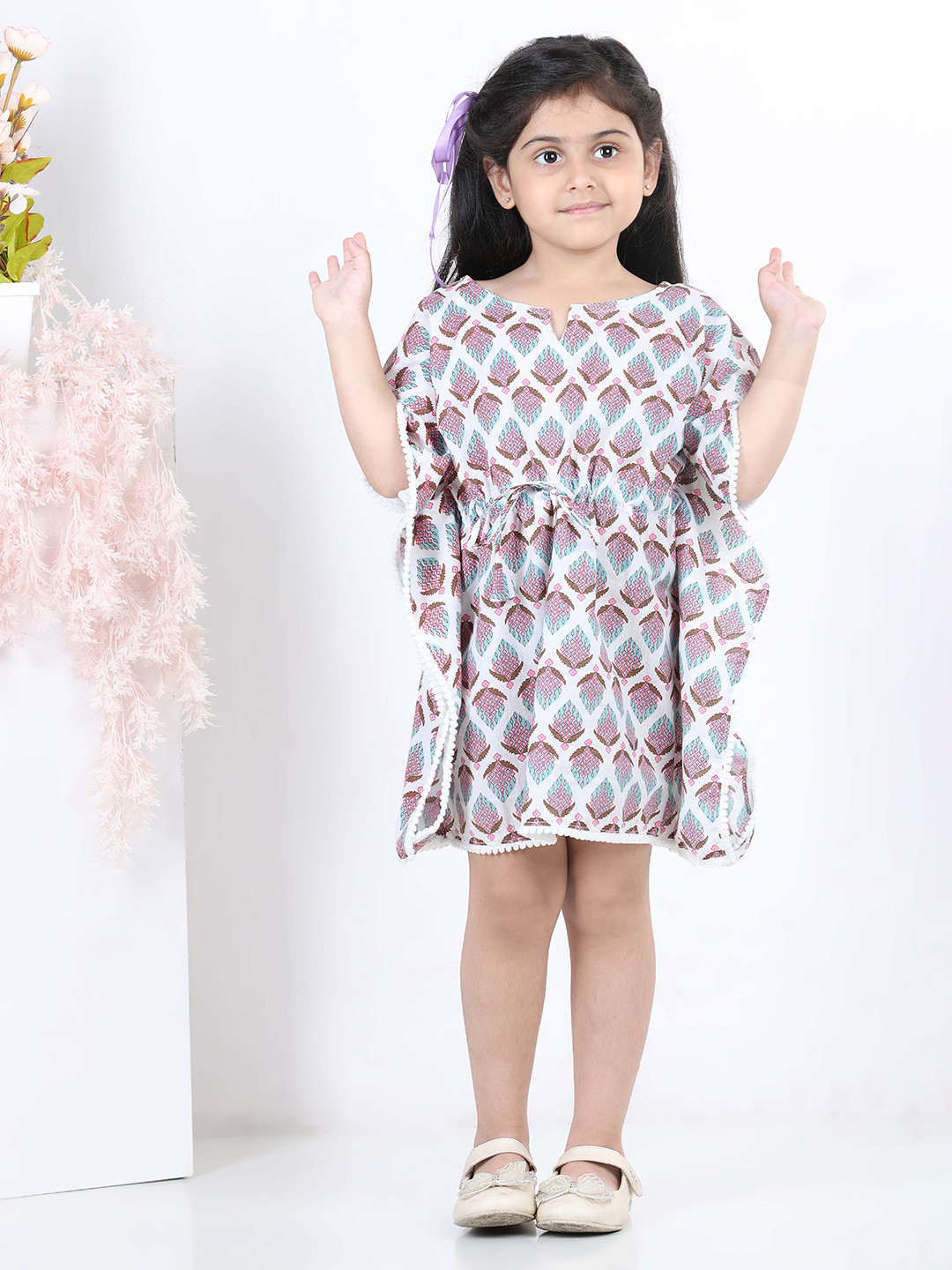

ADIVA White Kaftan Dress