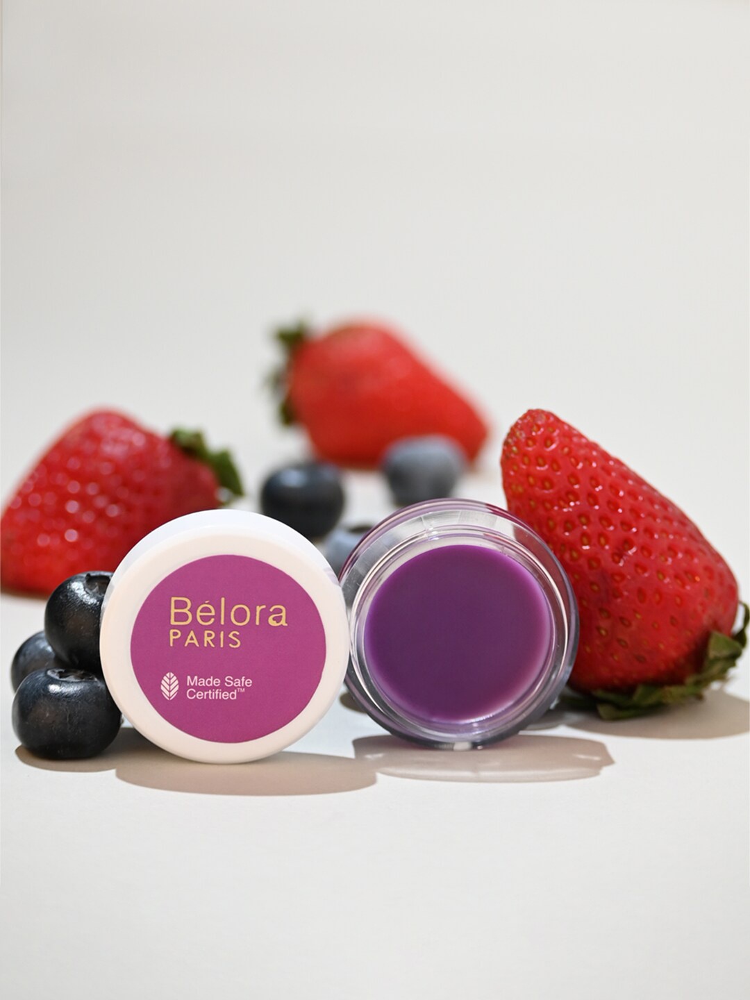 

Belora Tinted Lip Lightening Balm with Cocoa Butter 8g - Berry Love, Purple