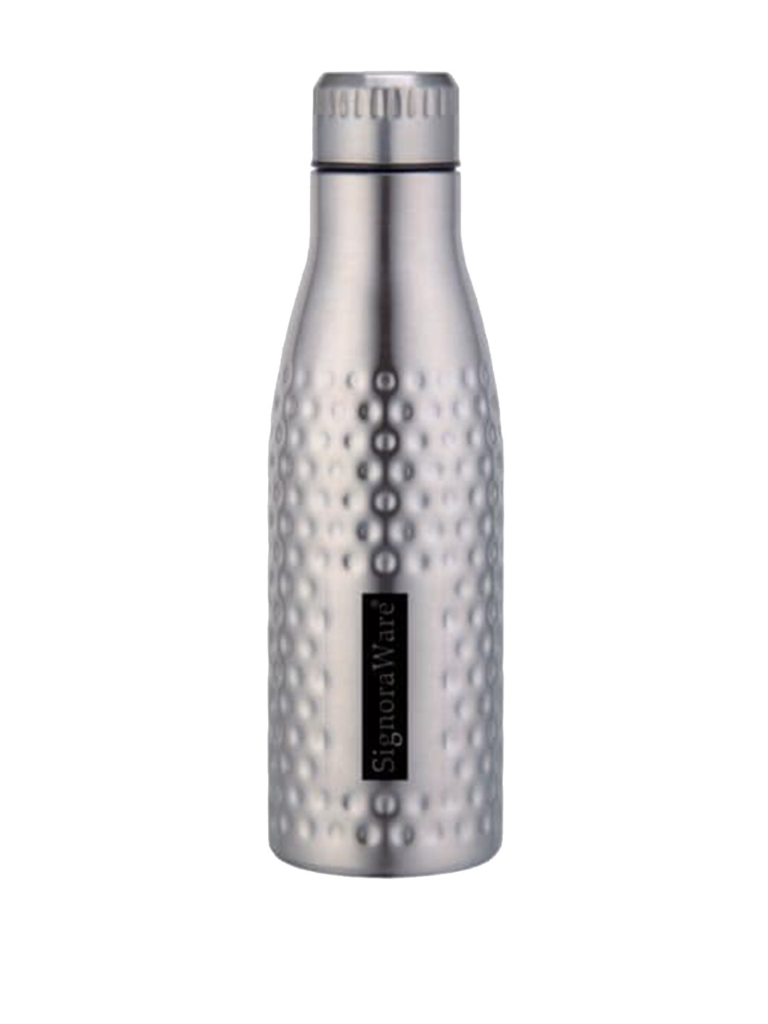 

SignoraWare Silver-Toned Hammered Water Bottle 1L