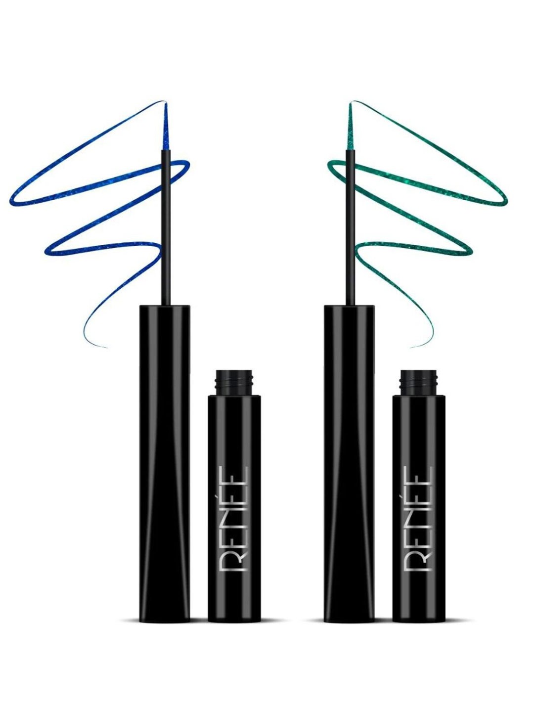 

Renee Set of 2 Extreme Stay Liquid Eyeliner 4.5ml Each - Metallic Blue & Metallic Emerald