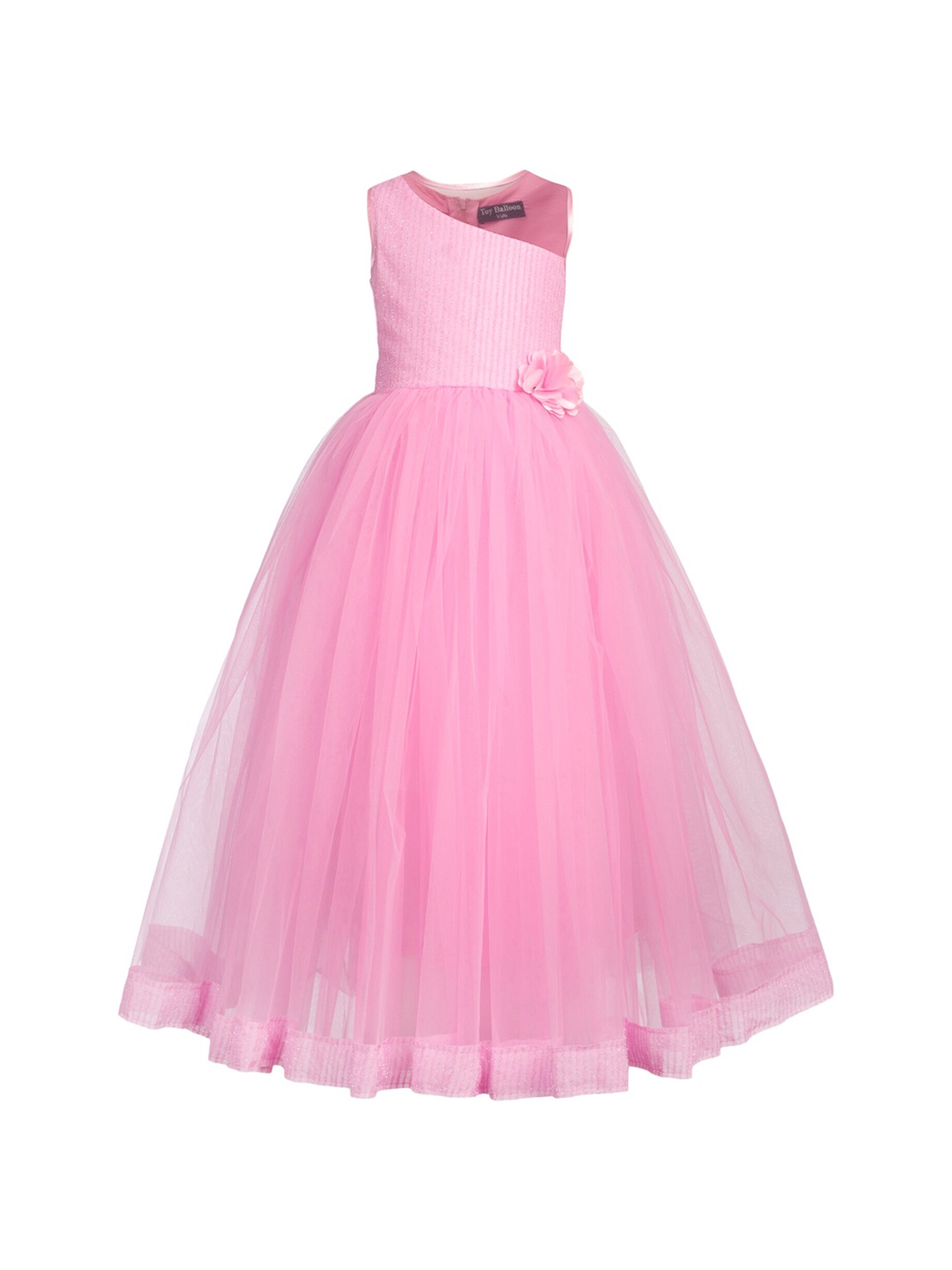 

Toy Balloon kids Pink Net Maxi Dress