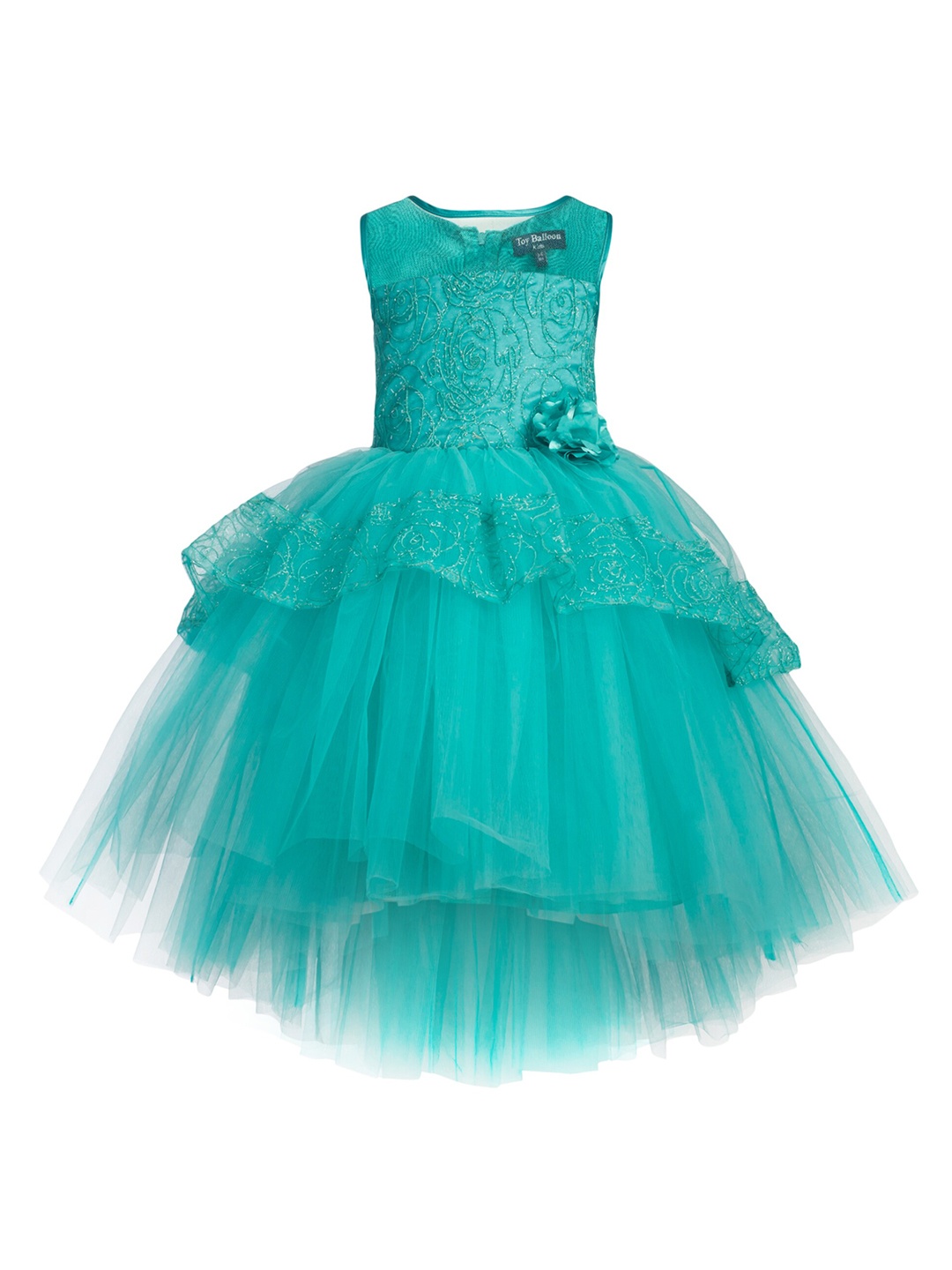 

Toy Balloon kids Green Net Dress