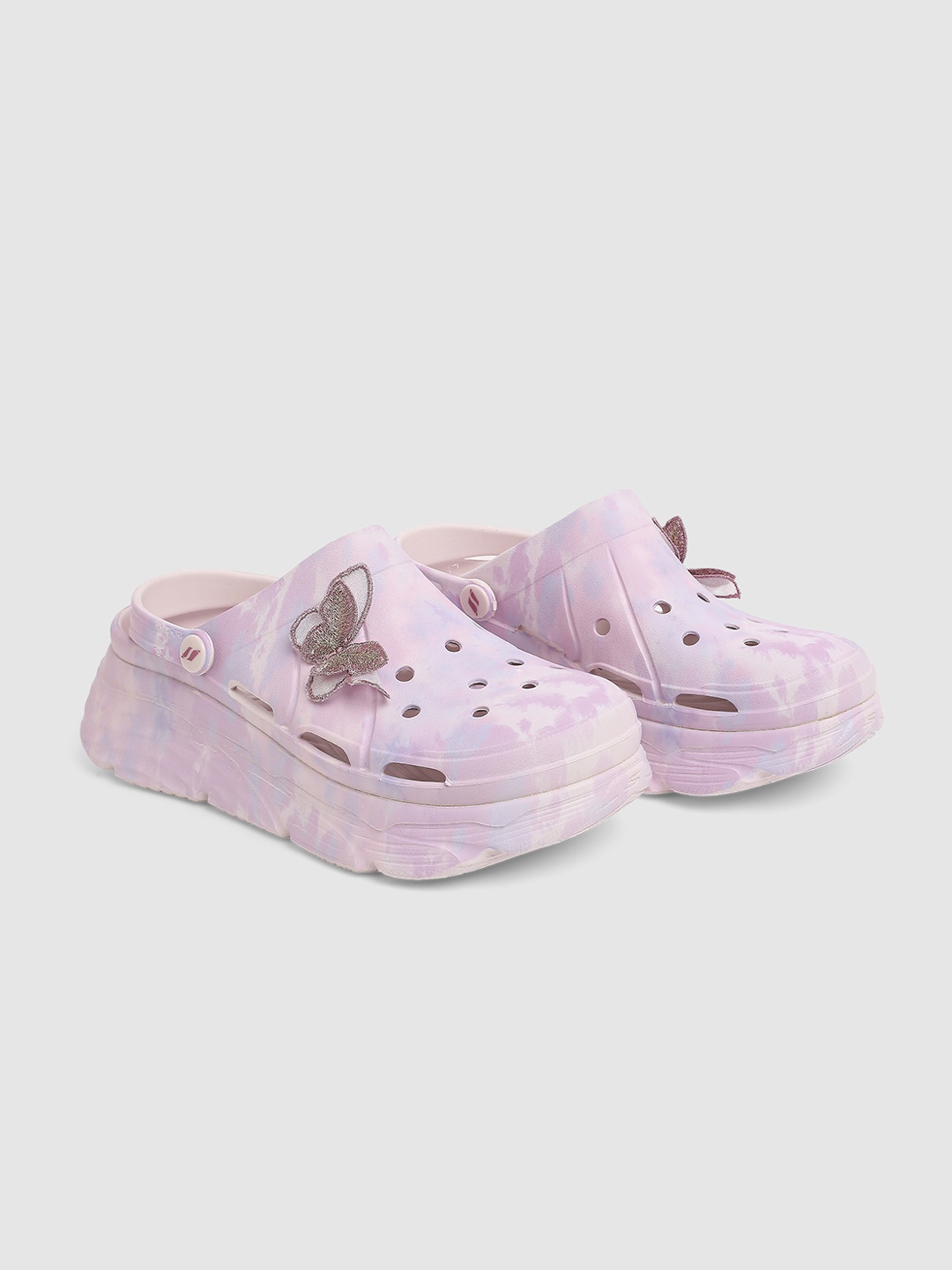 

Skechers Women Pink Embellished Clogs