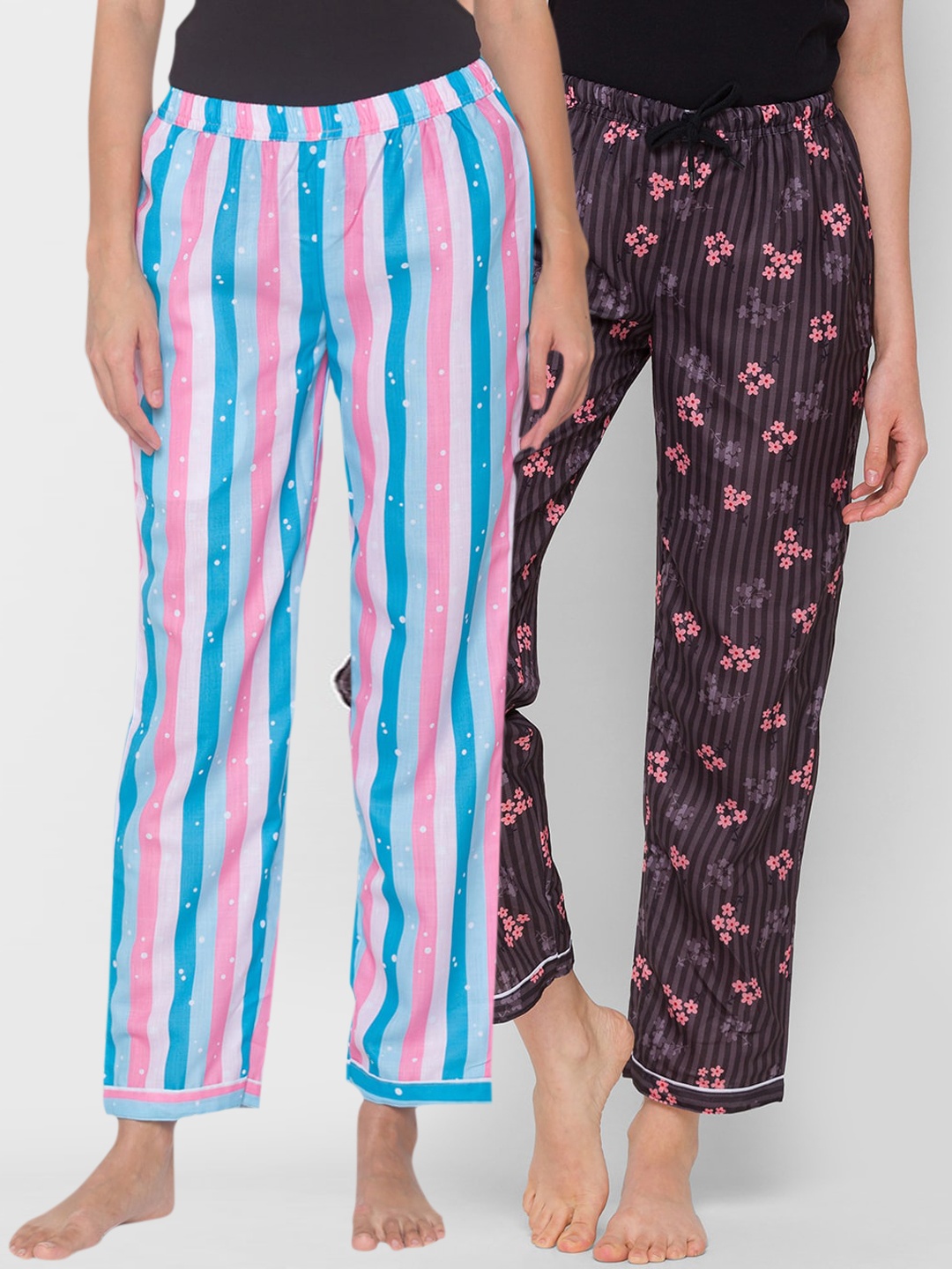 

FashionRack Women Pack of 2 Printed Lounge Pants, Multi