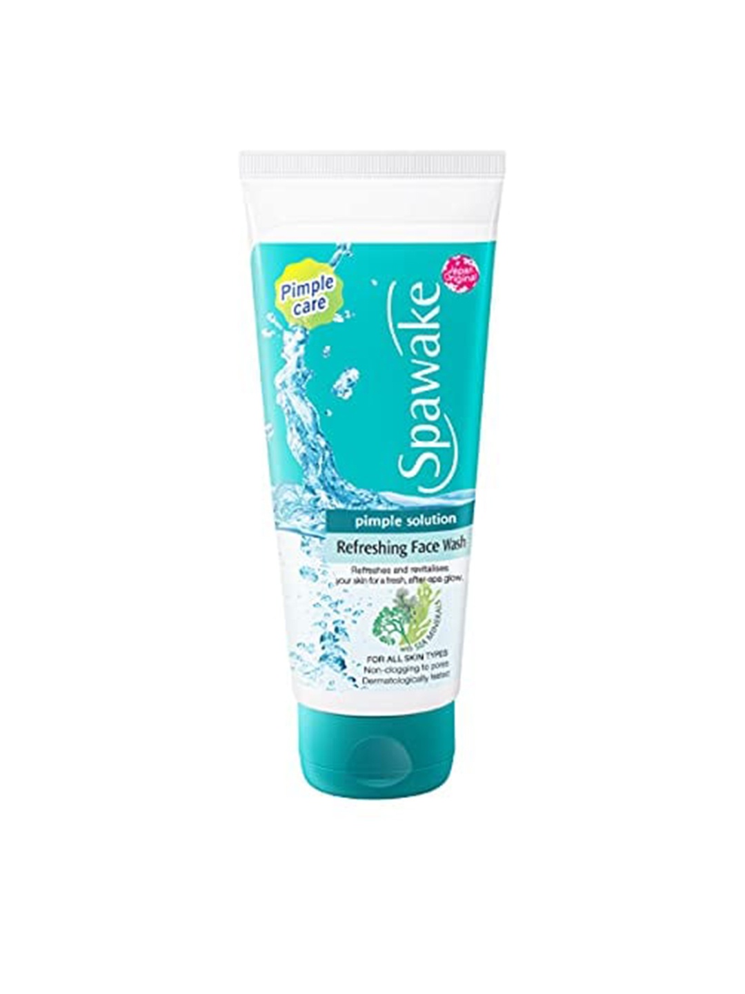 

Spawake Pimple Solution Refreshing Face Wash for Anti Acne Care - 100 g, Sea green