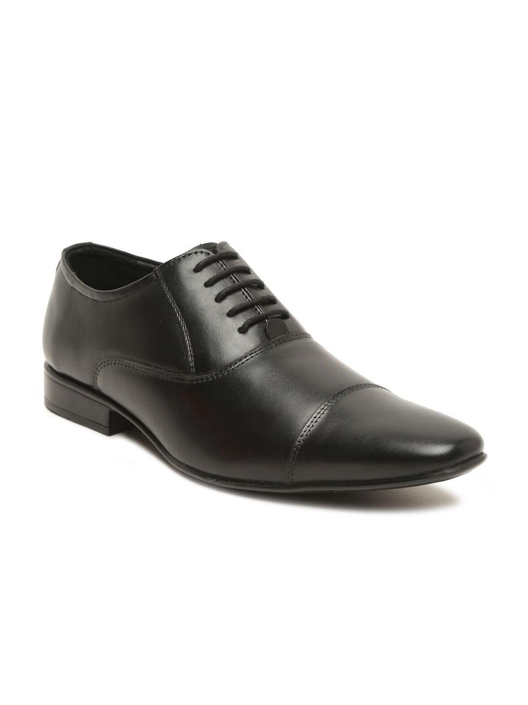 

pelle albero Men Black Leather Formal Derbys