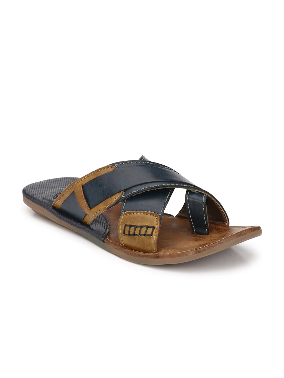 

Prolific Men Navy Sandals, Navy blue