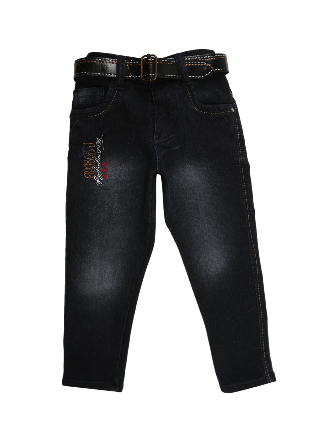 

V-Mart Boys Grey Light Fade Mid-Rise Jeans