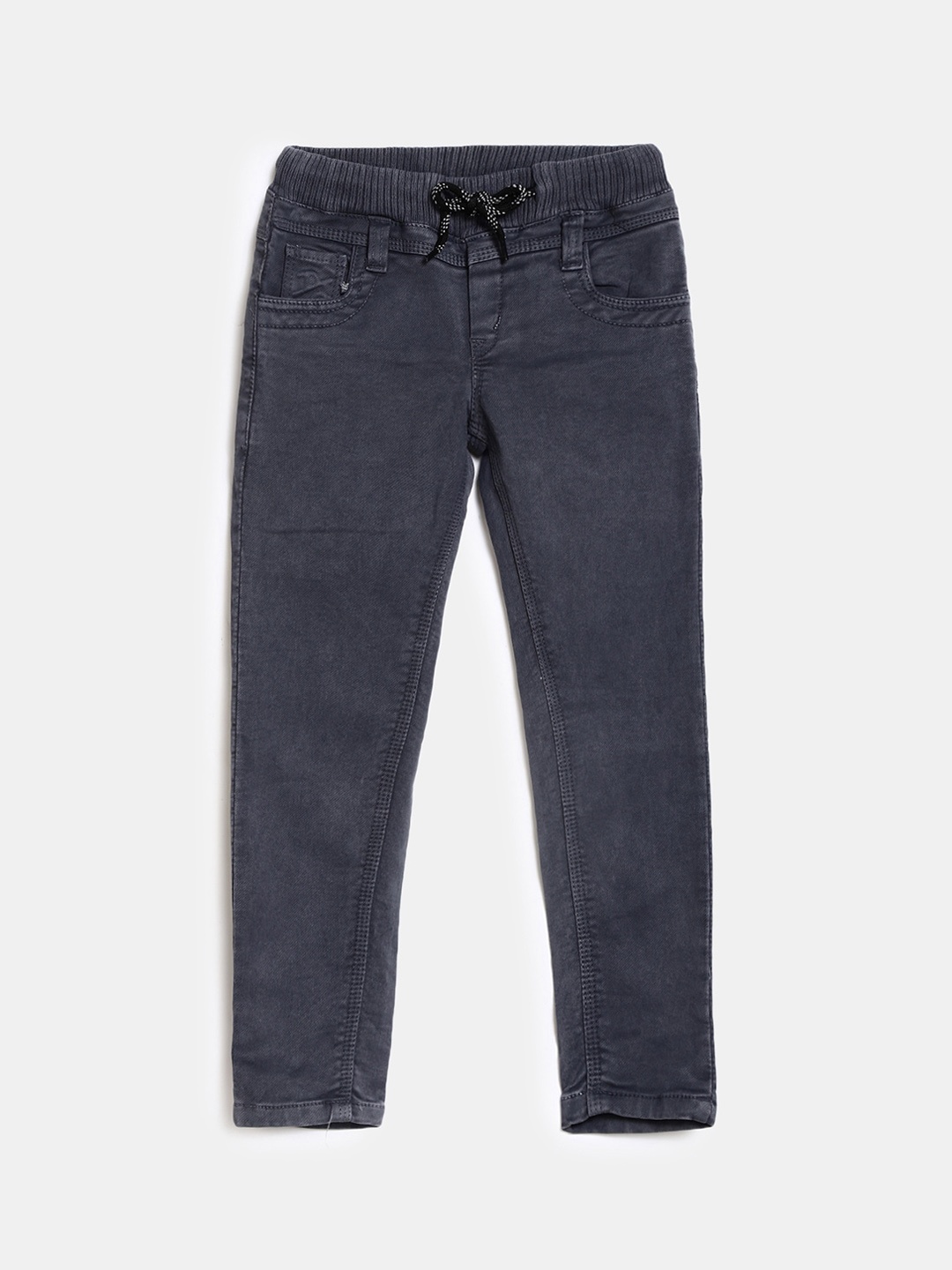 

V-Mart Boys Grey Mid Rise Regular Fit Jeans
