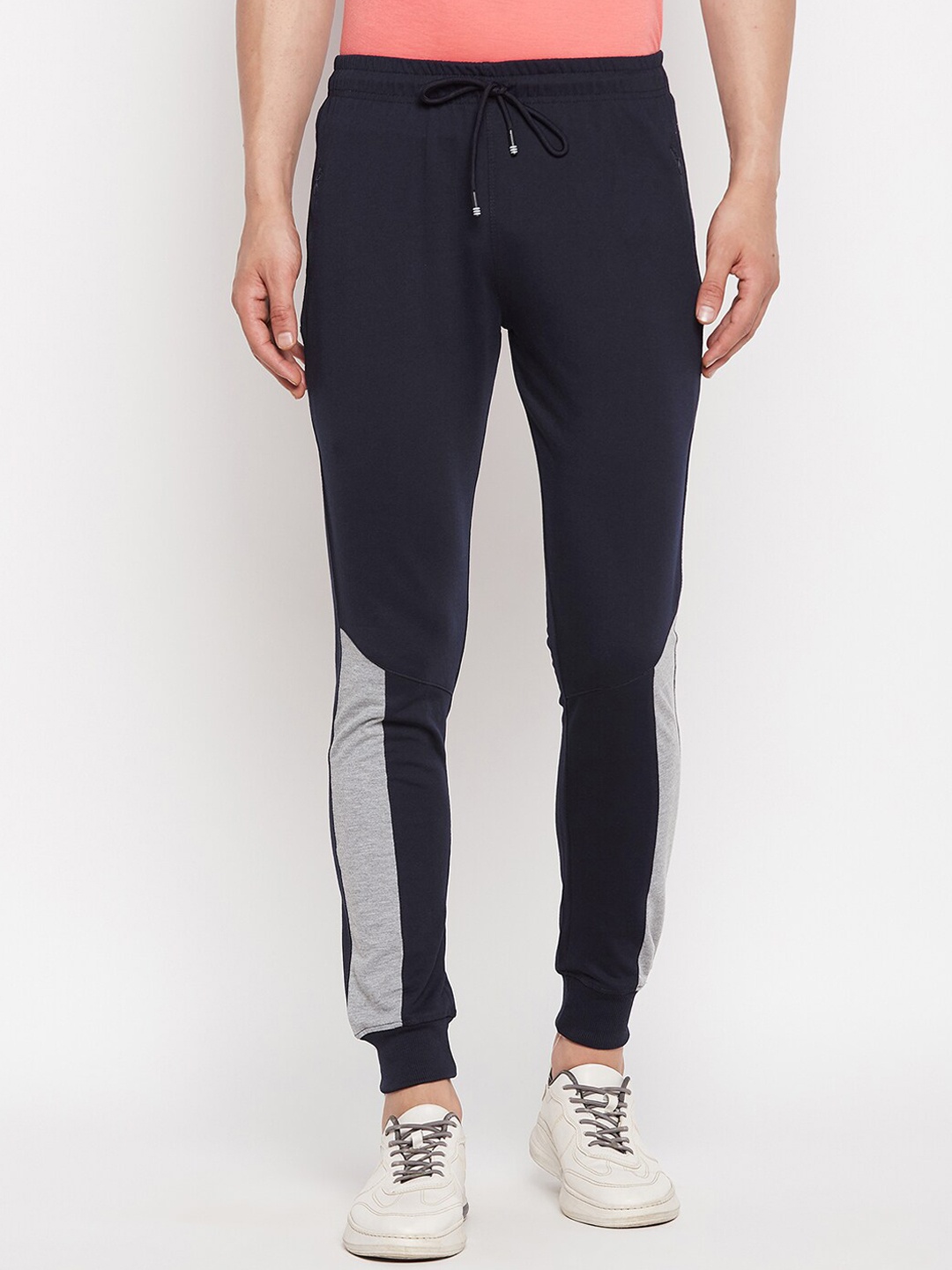 

FirstKrush Men Navy Blue Solid Joggers