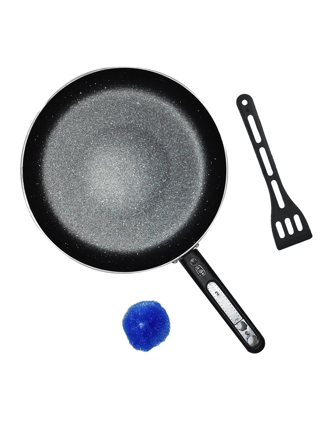 

Eslite Aluminum Non Stick Scratch Resistant Frying Pan With Lid, Maroon