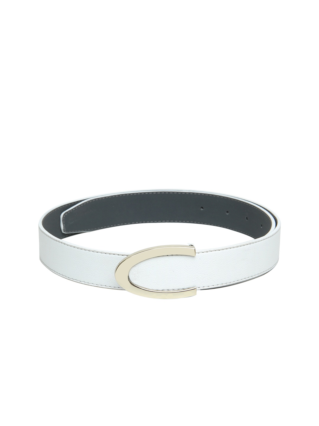 

Calvadoss Men White Solid Belt