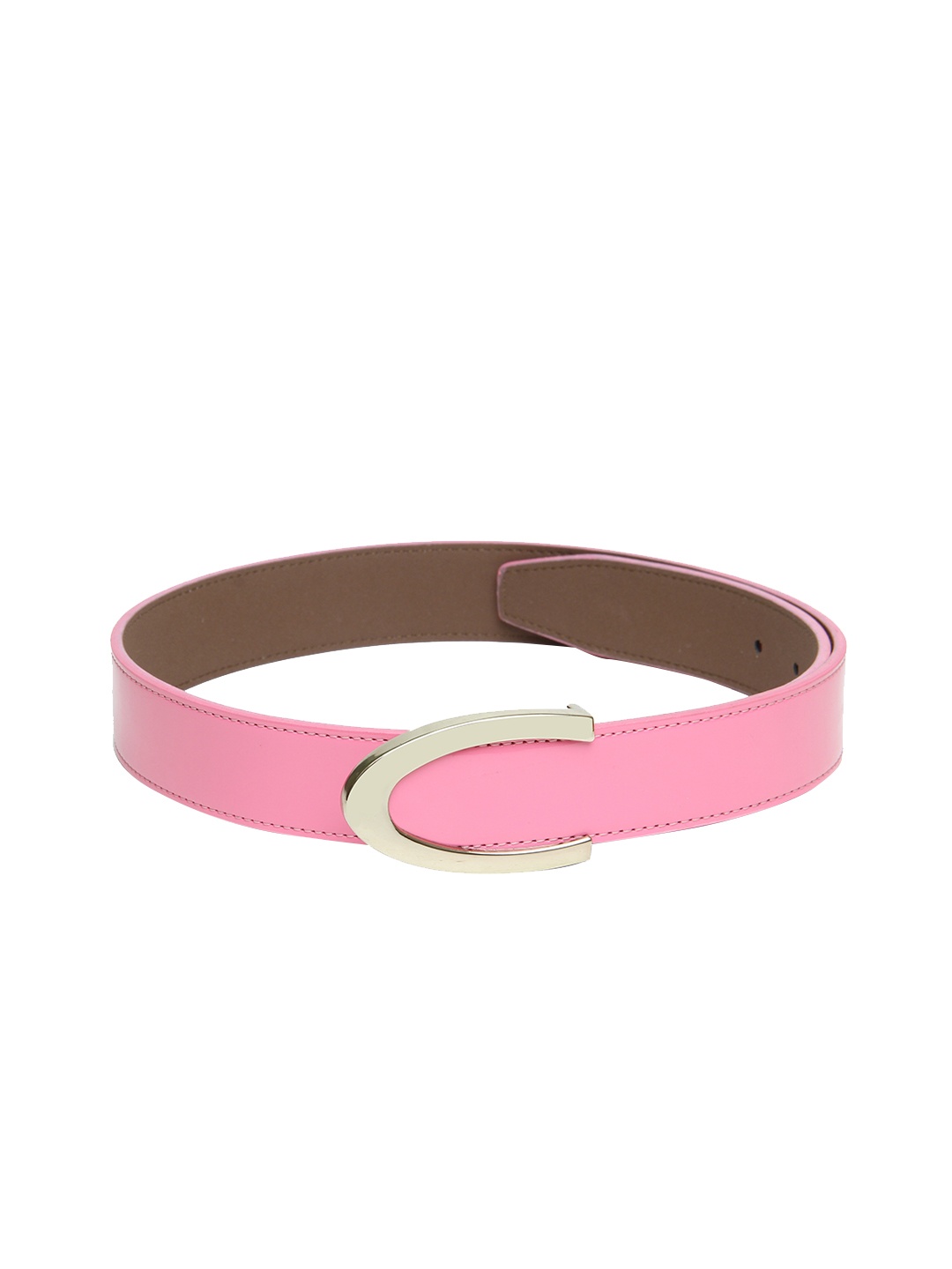 

Calvadoss Men Pink PU Solid Belt