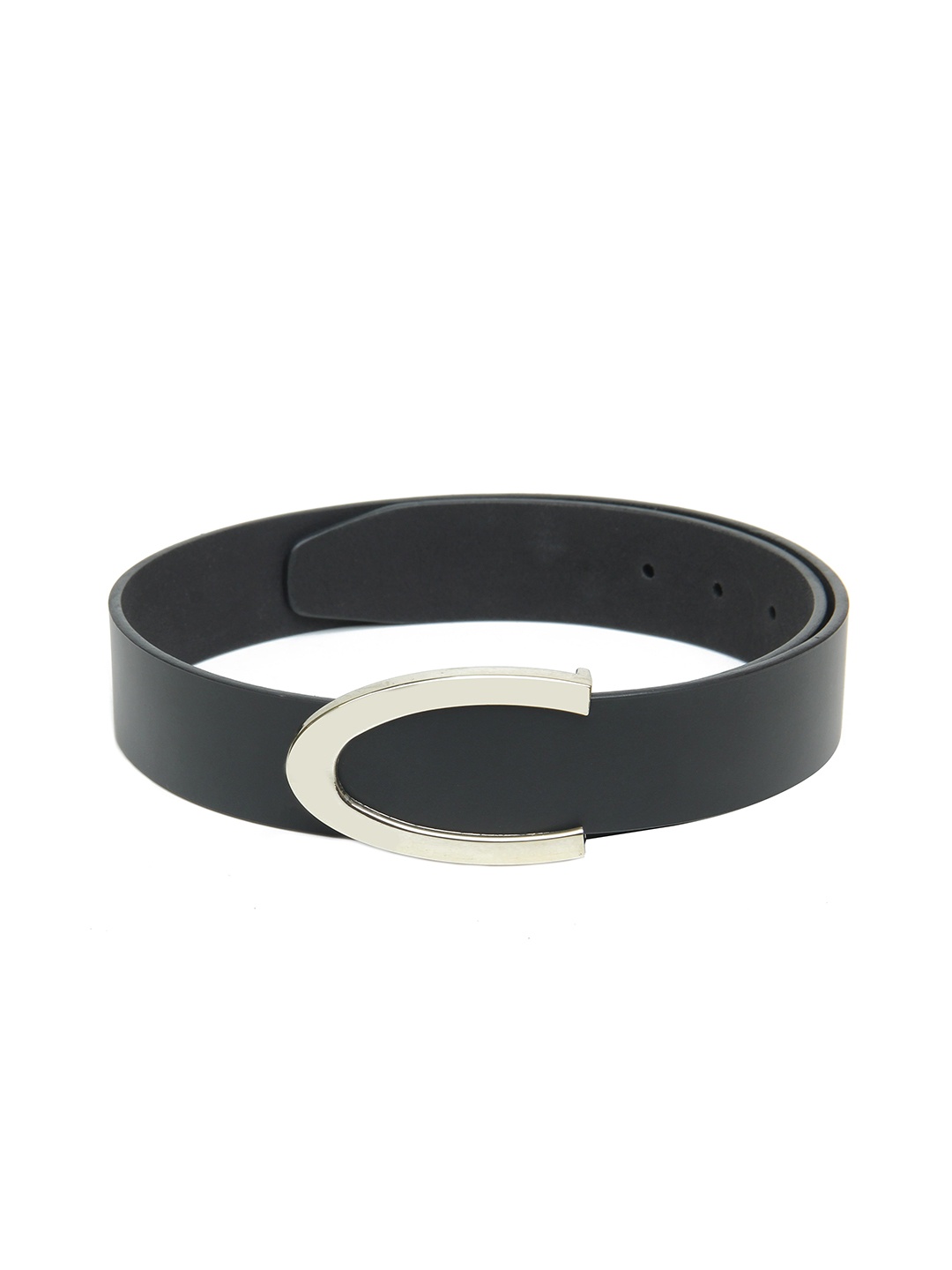 

Calvadoss Women Black Leather Belt