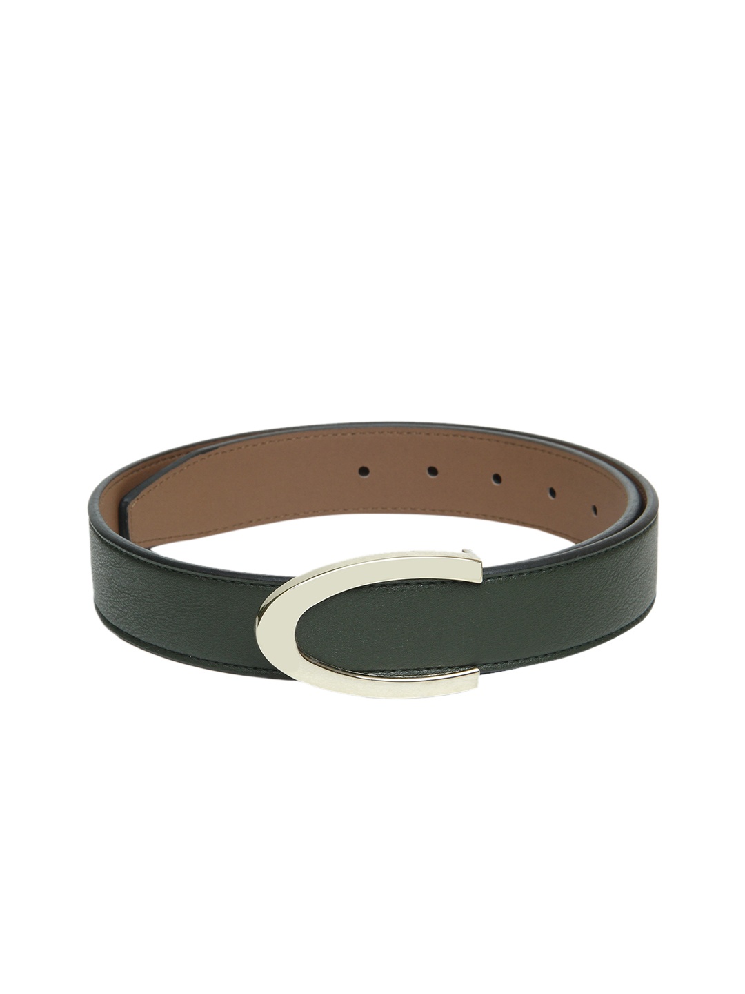

Calvadoss Women Green Textured PU Casual Belt