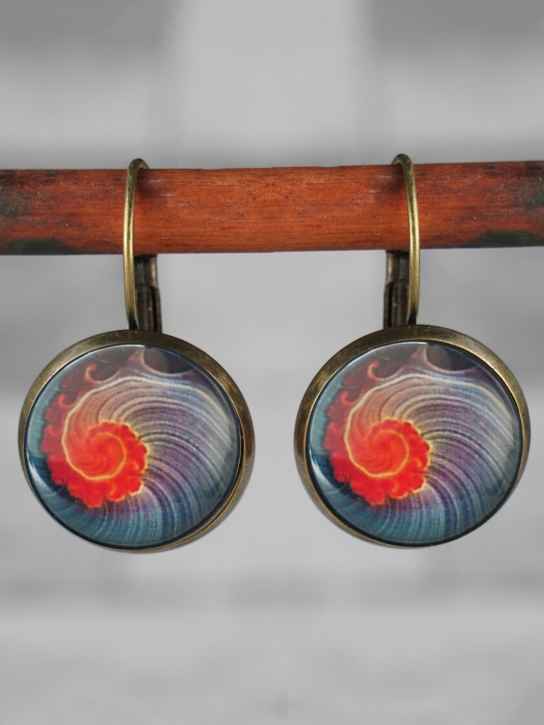 

MIZORRI Multicoloured Contemporary Drop Earrings, Multi