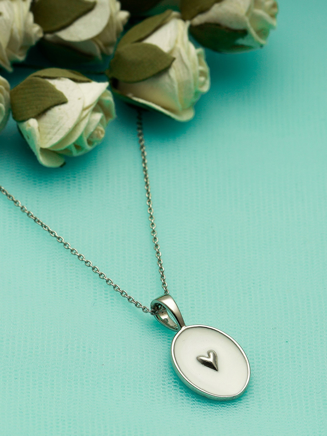 

GIVA 925 Sterling Silver Rhodium Plated Love Story Pendant