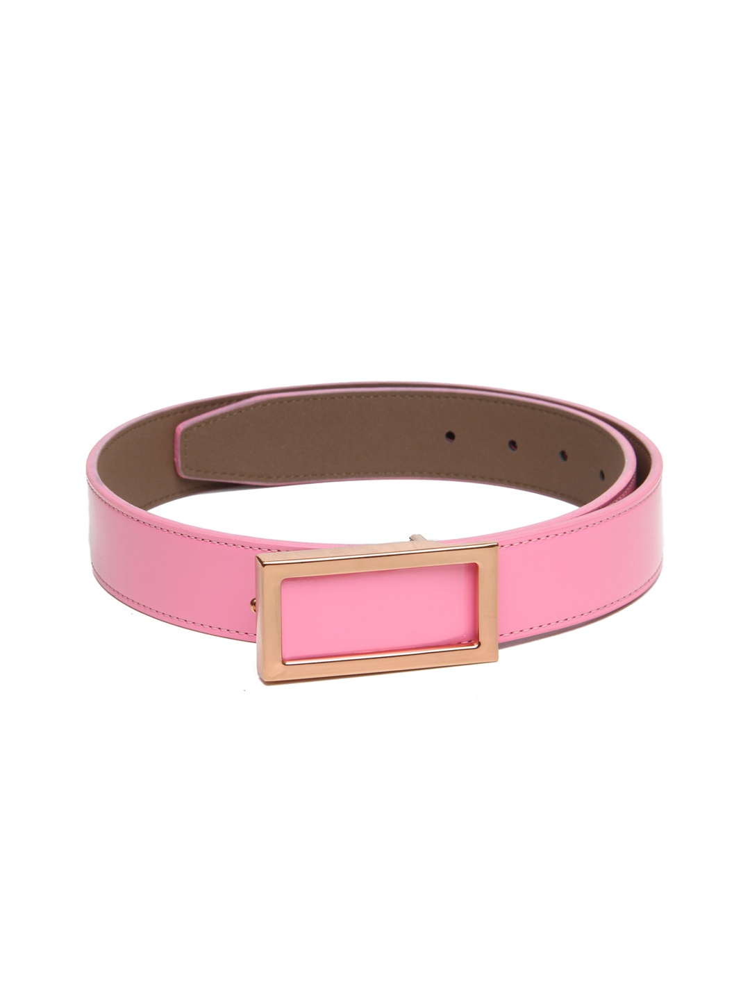 

Calvadoss Men Pink PU Belt