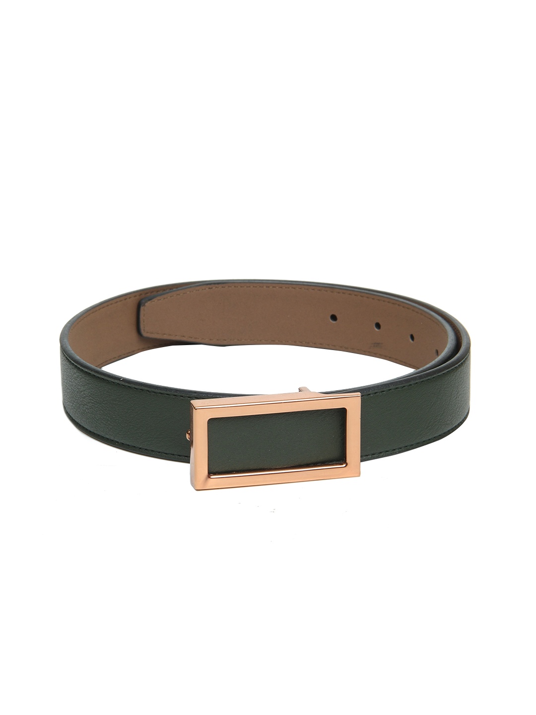 

Calvadoss Men Dark Green Semi Casual Belt