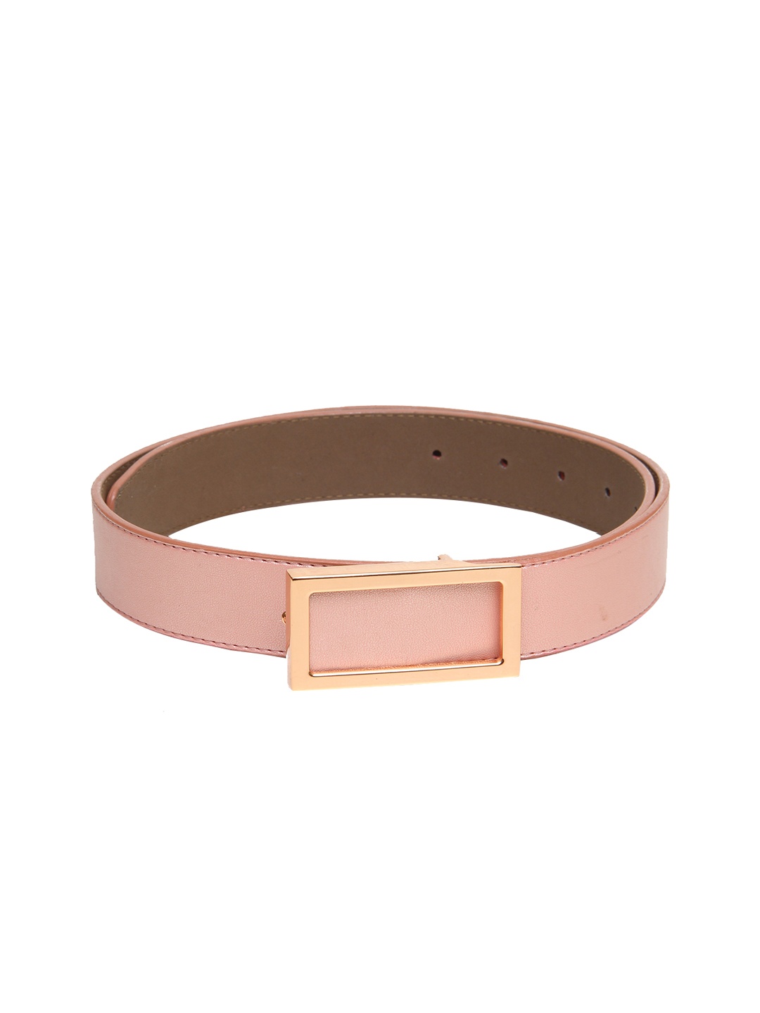 

Calvadoss Women Pink Textured PU Belt