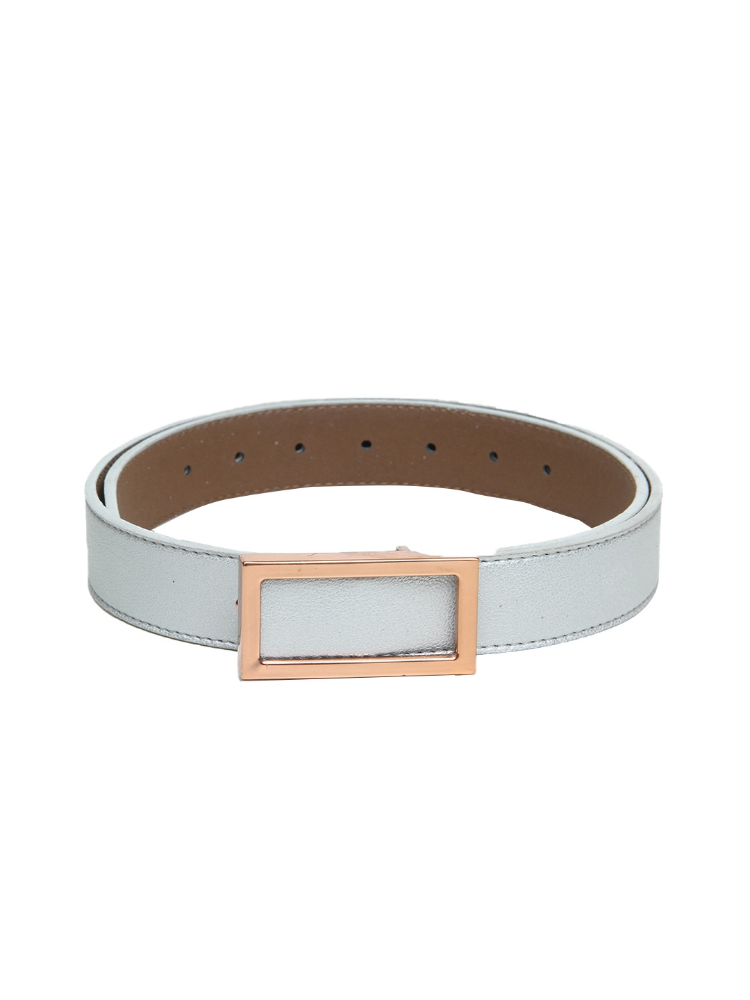 

Calvadoss Boys Silver-Toned PU Belt