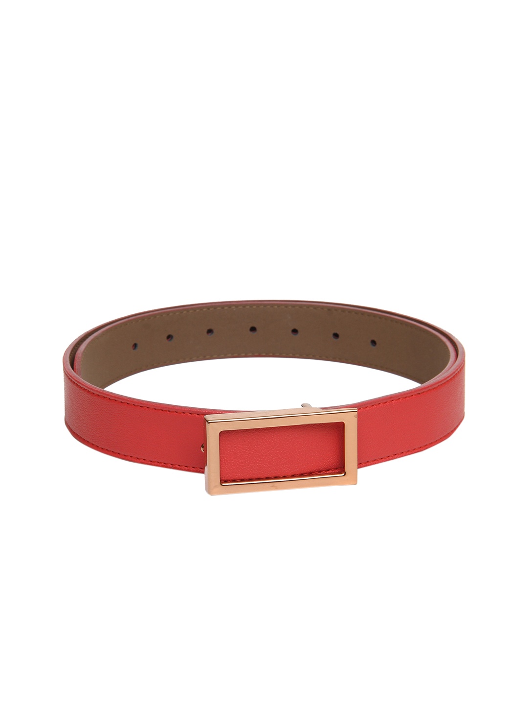 

Calvadoss Boys Red Solid PU Casual Belt