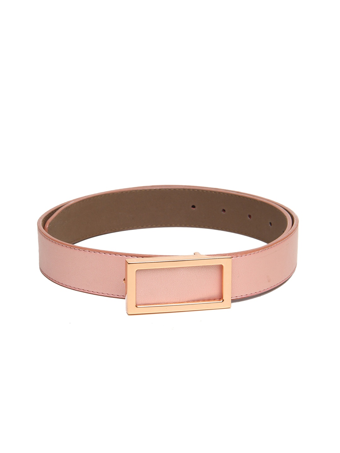 

Calvadoss Boys Pink PU Solid Belt