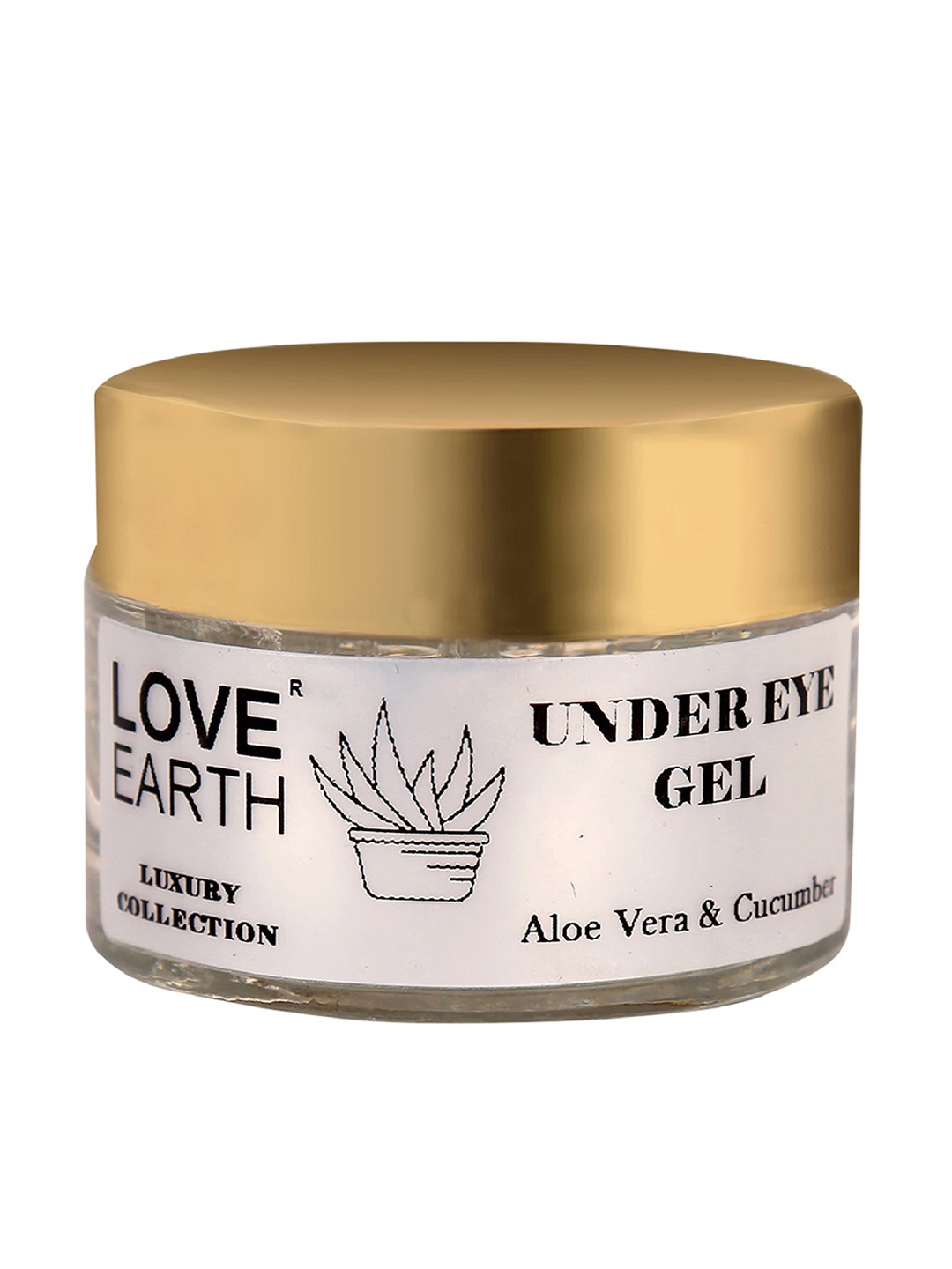 

LOVE EARTH Organic Under Eye Gel 50gm, Transparent