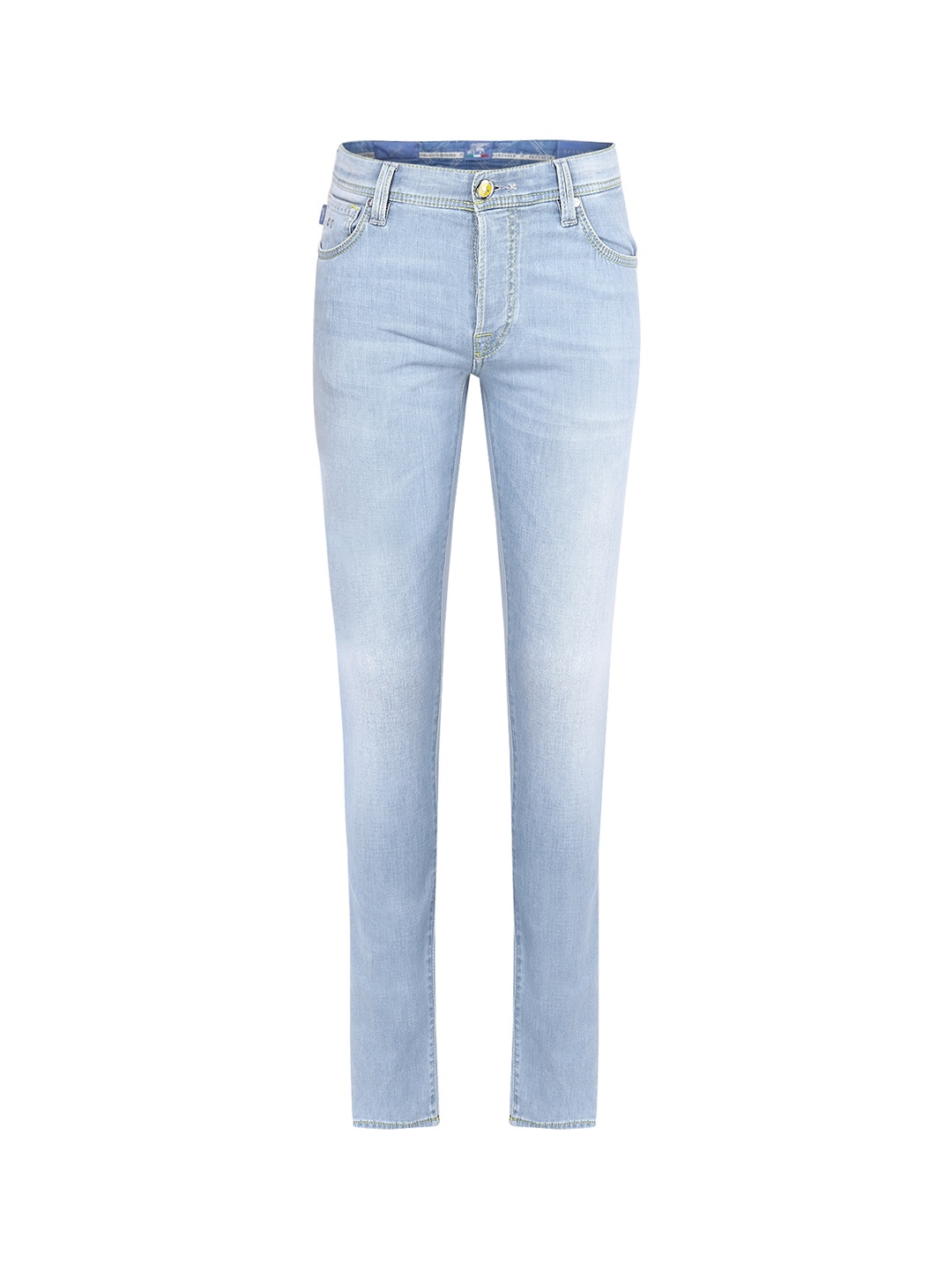 

Tramarossa Men Blue Ice wash Skinny Fit Heavy Fade Jeans