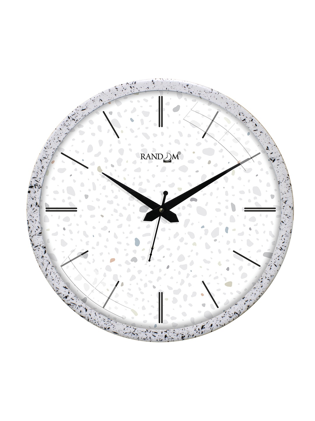 

RANDOM White Mosaic-Pattern Clock