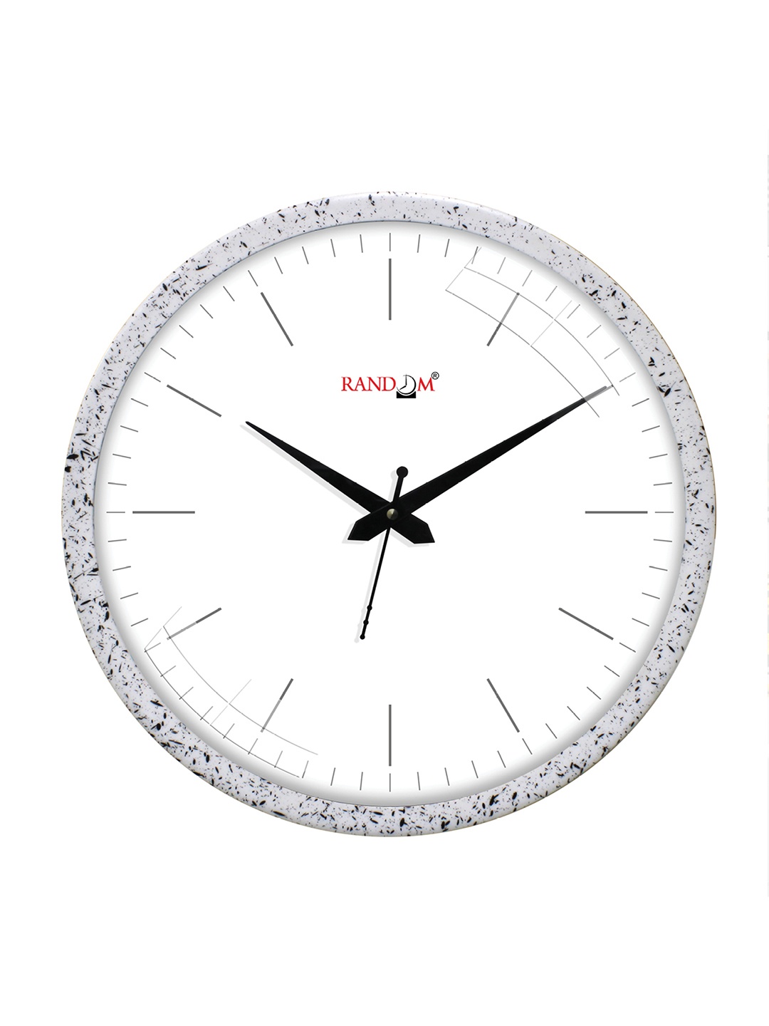 

RANDOM White & Black Contemporary Wall Clock