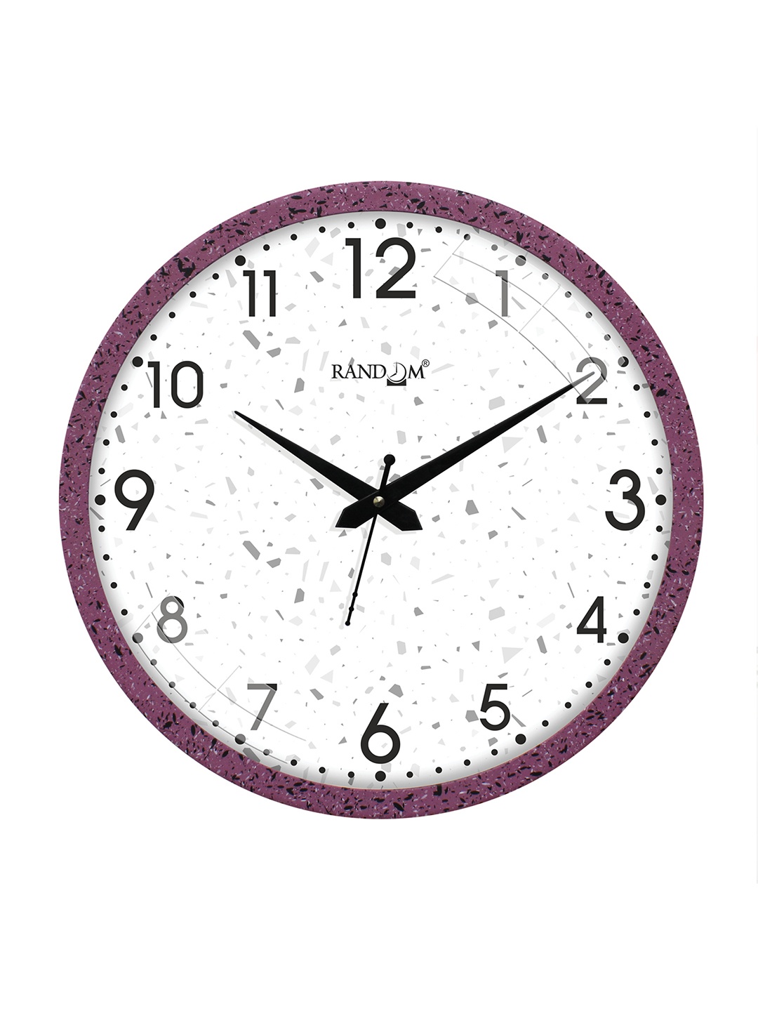 

RANDOM Unisex White Clocks with Pink Frame